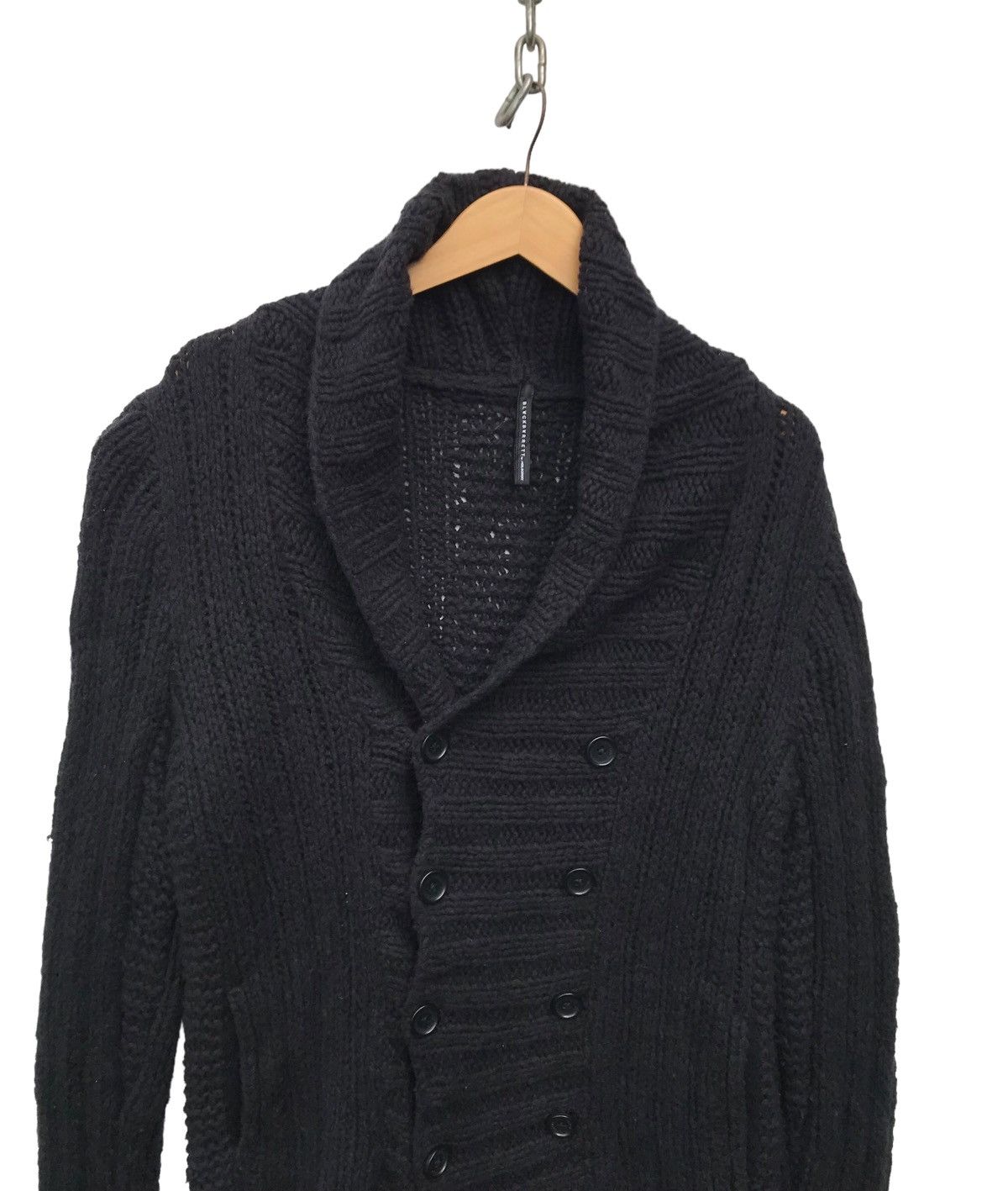 Neil Barrett Black Barret by Neil Barret Double Breasted Knitwear Jacket Size M / US 6-8 / IT 42-44 - 5 Thumbnail