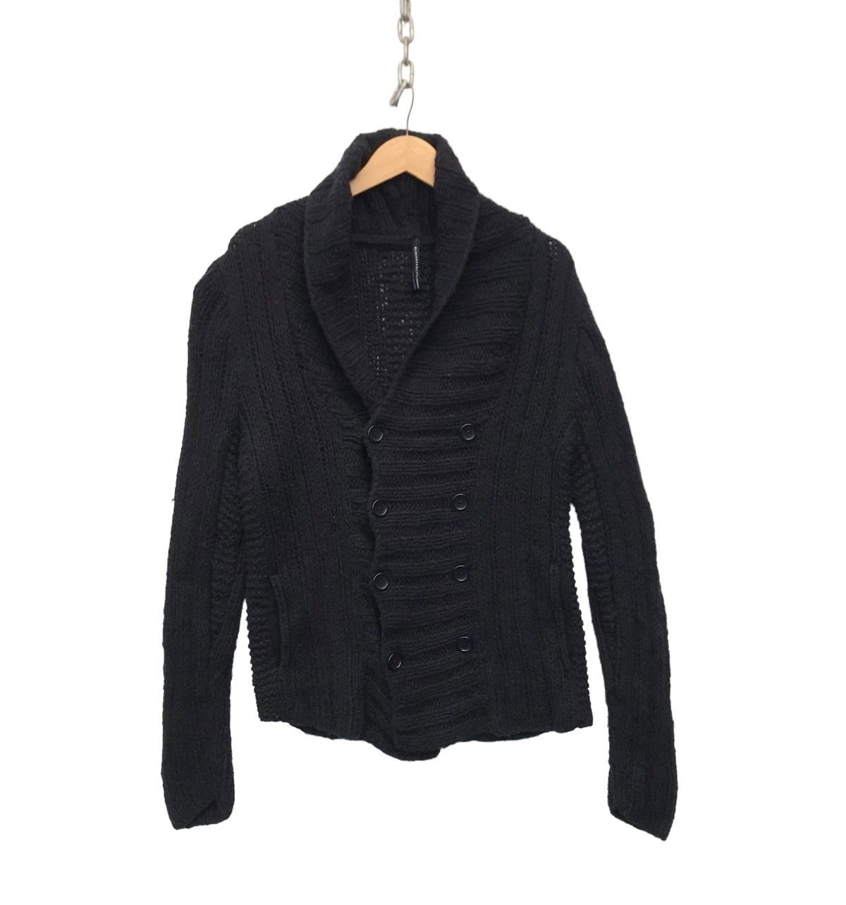 Neil Barrett Black Barret by Neil Barret Double Breasted Knitwear Jacket Size M / US 6-8 / IT 42-44 - 1 Thumbnail