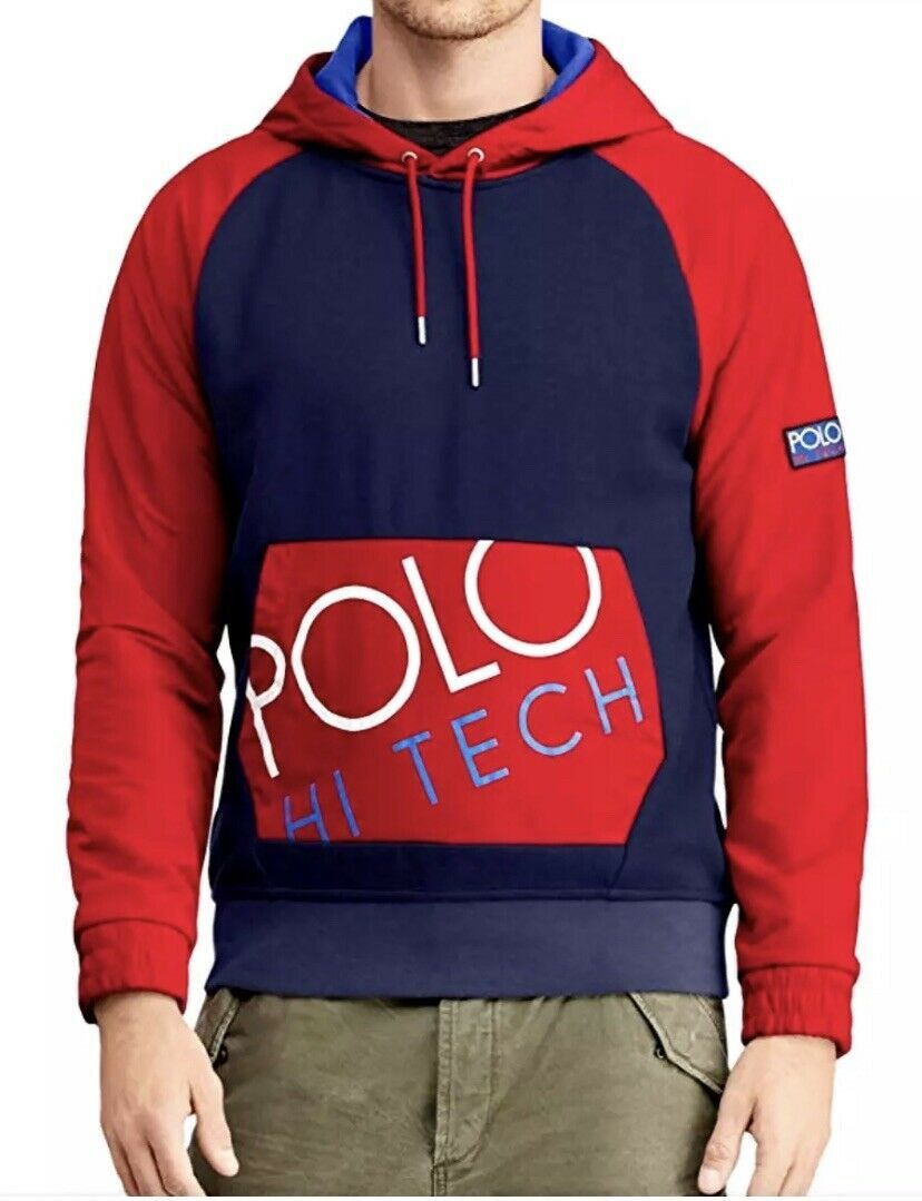 Polo Ralph Lauren Polo Ralph Lauren Hi Tech hybrid Color Blocked Hoodie Size US XL / EU 56 / 4 - 5 Thumbnail