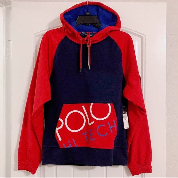 Polo Ralph Lauren Polo Ralph Lauren Hi Tech hybrid Color Blocked Hoodie Size US XL / EU 56 / 4 - 4 Thumbnail