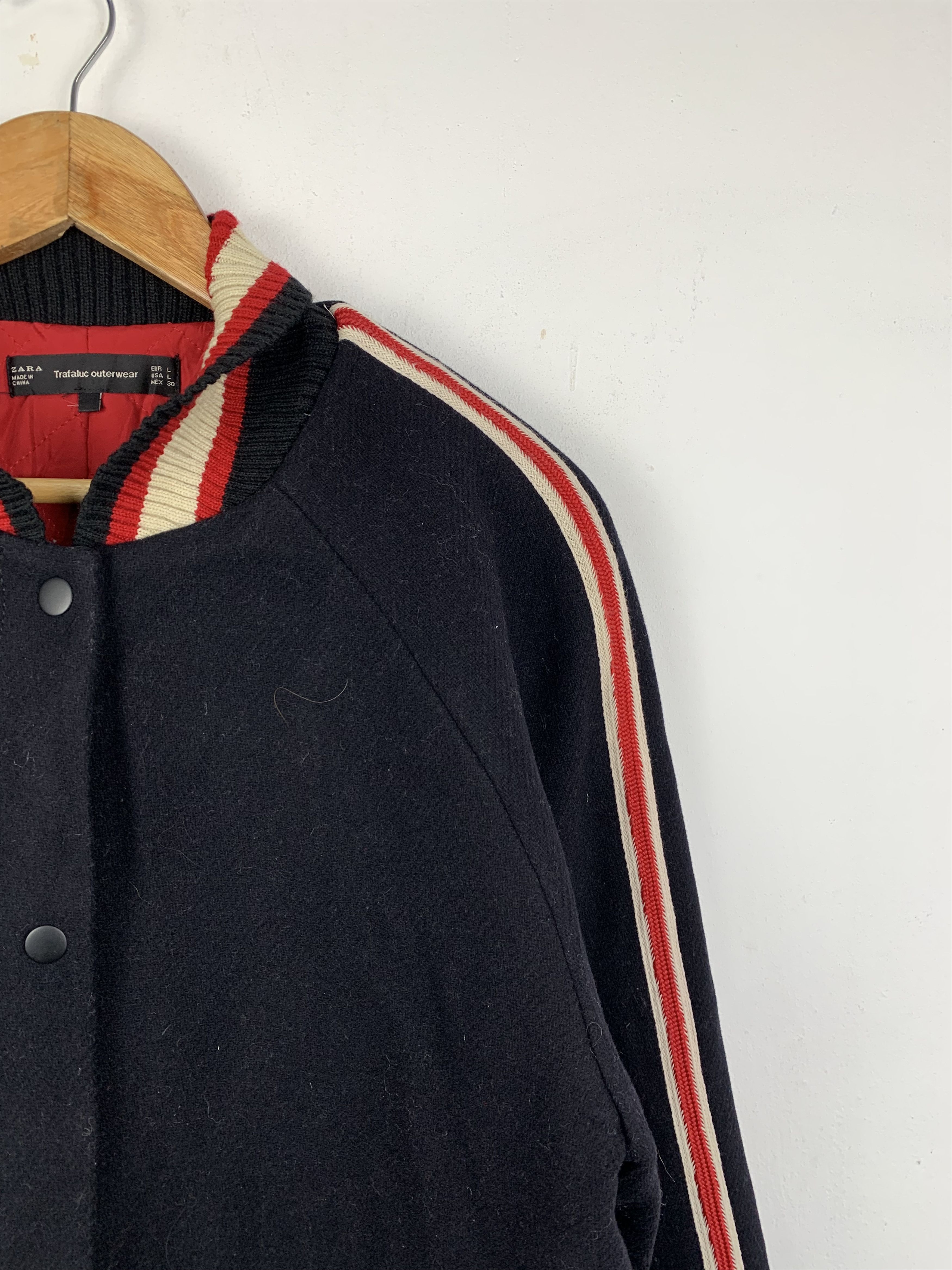 Zara Zara Man Trafaluc Wool Varsity Jacket V0519 Size US L / EU 52-54 / 3 - 6 Thumbnail