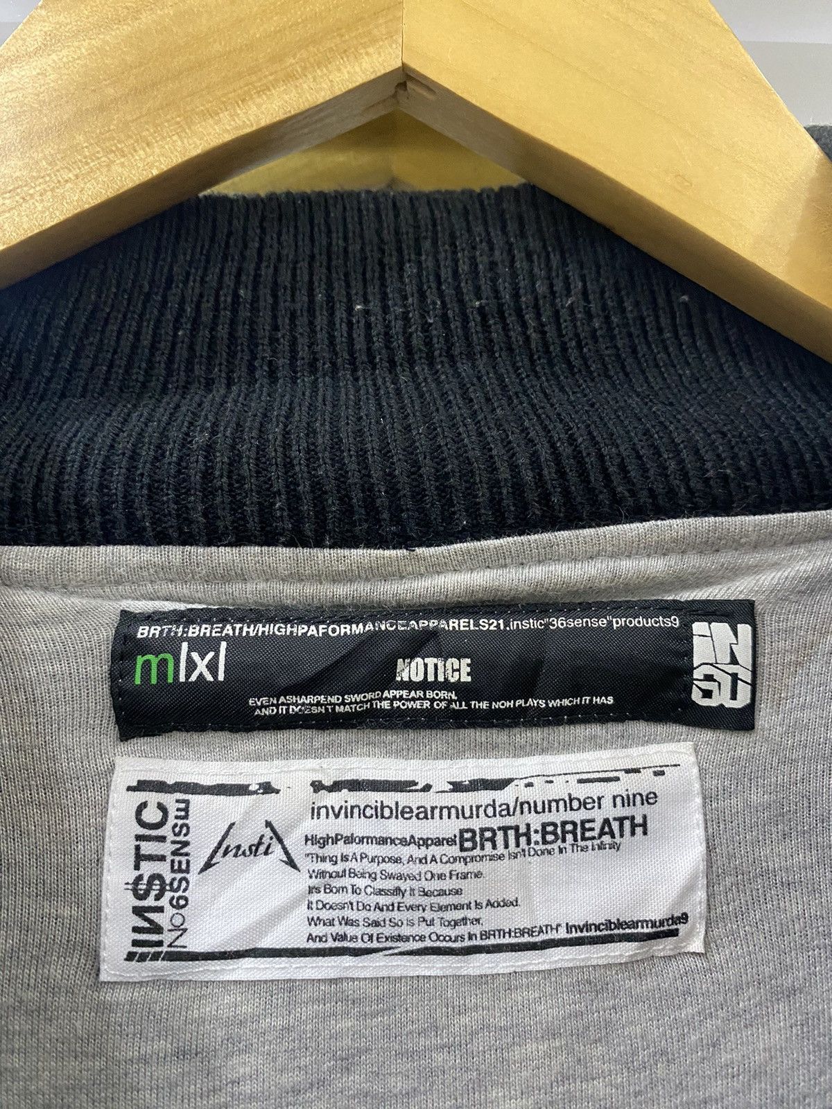 Number (N)ine Brth Breath x Number Nine Varsity Jacket Size US L / EU 52-54 / 3 - 2 Thumbnail