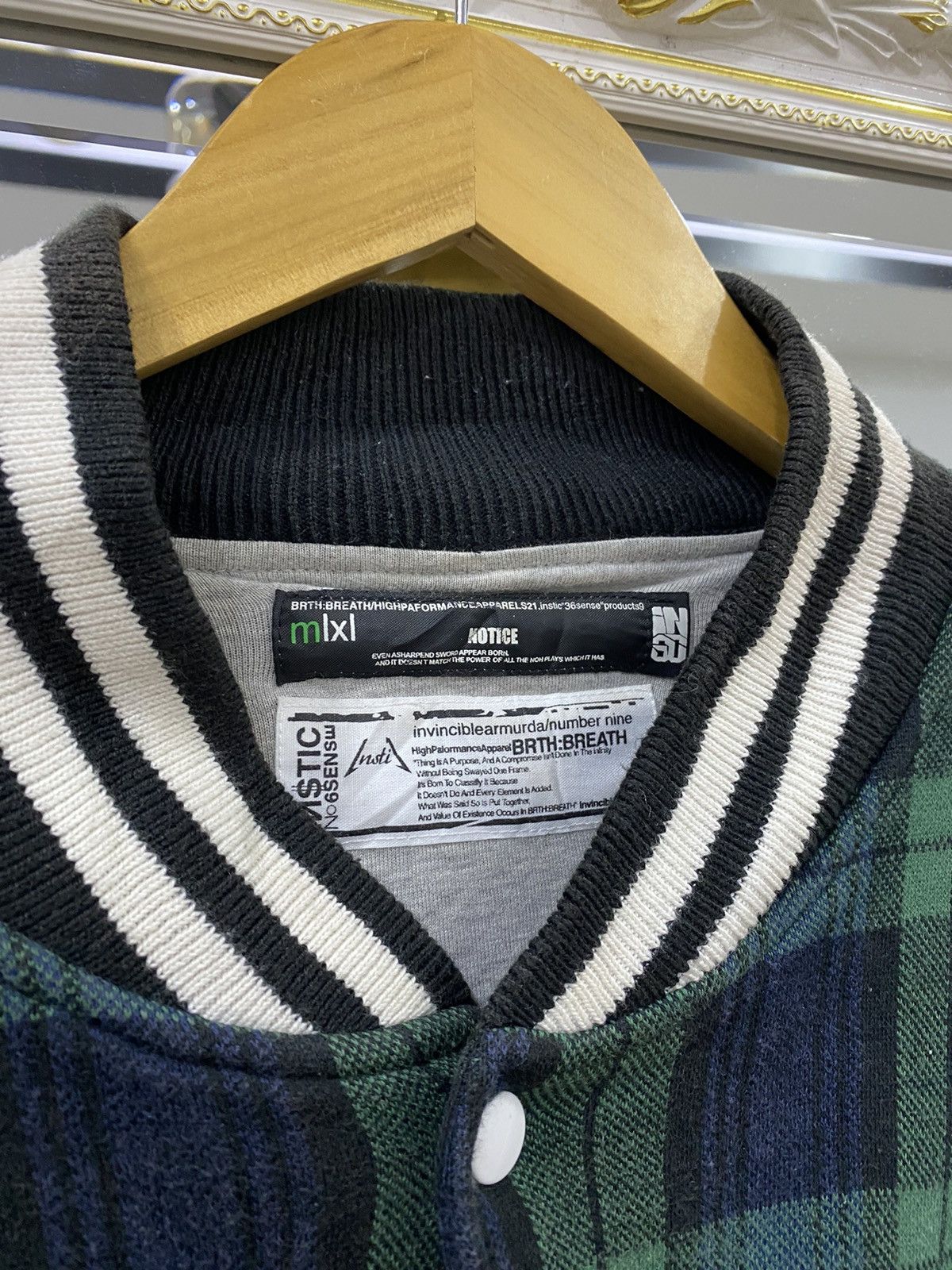 Number (N)ine Brth Breath x Number Nine Varsity Jacket Size US L / EU 52-54 / 3 - 5 Thumbnail