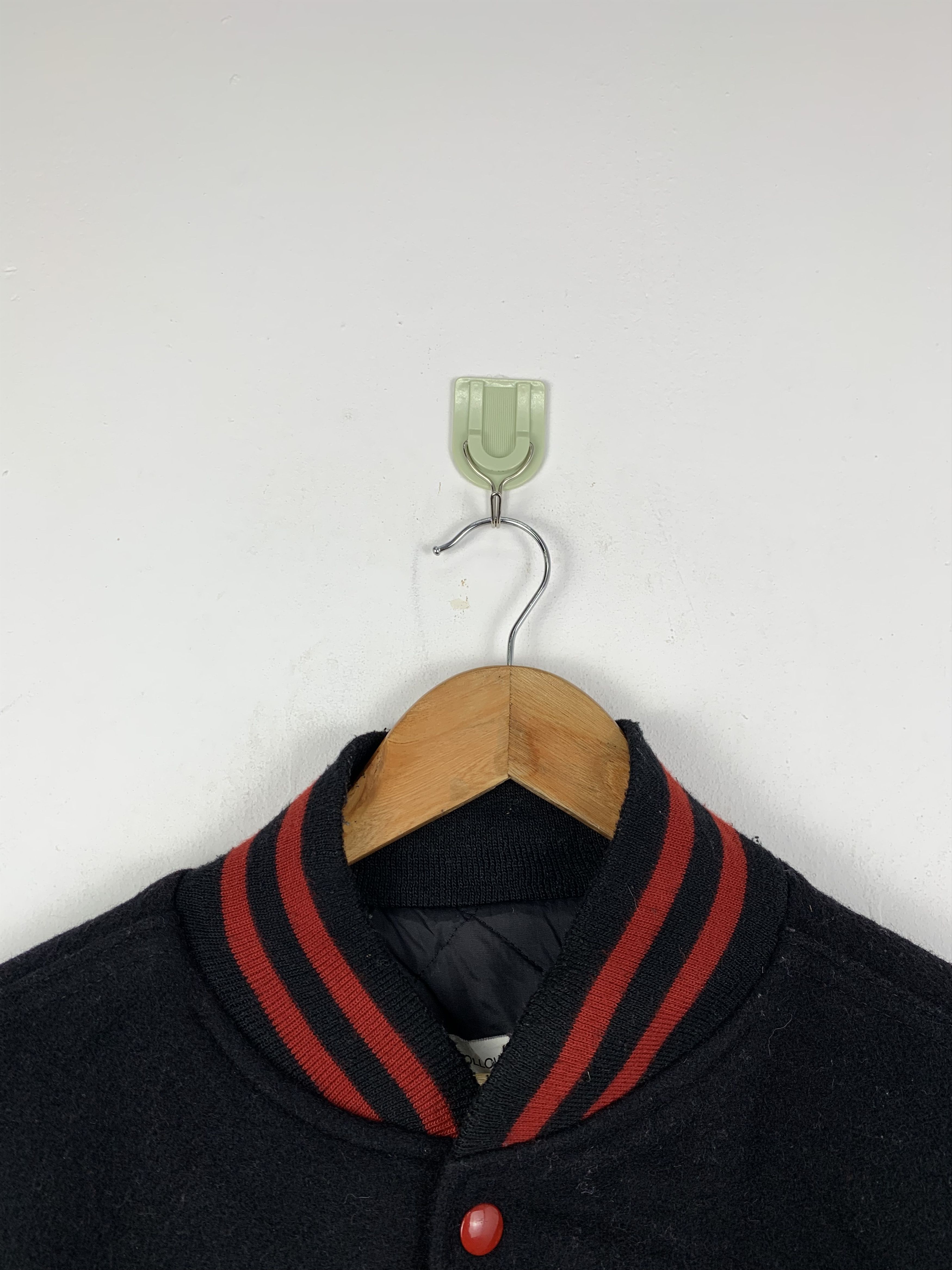 Holloway Vintage 80s Holloway Afro Leather Varsity Jacket V0526 Size US XXL / EU 58 / 5 - 8 Thumbnail