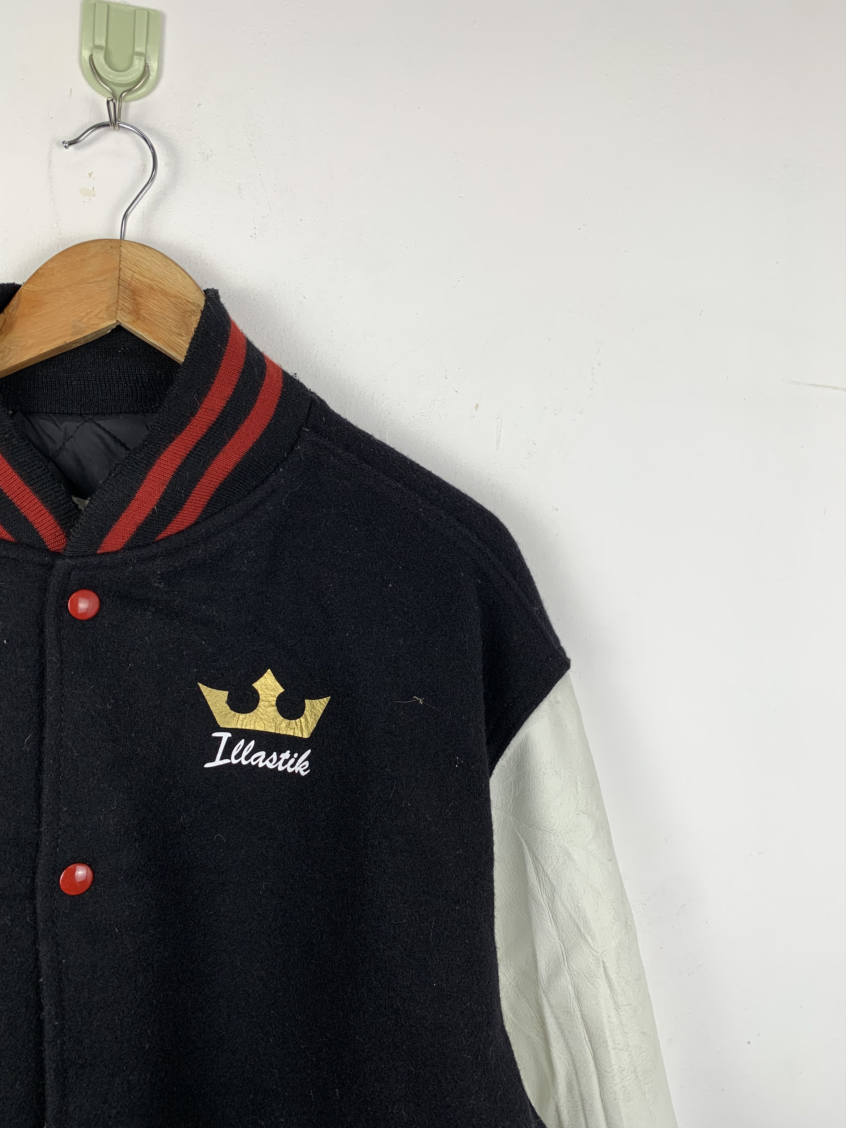 Holloway Vintage 80s Holloway Afro Leather Varsity Jacket V0526 Size US XXL / EU 58 / 5 - 6 Thumbnail