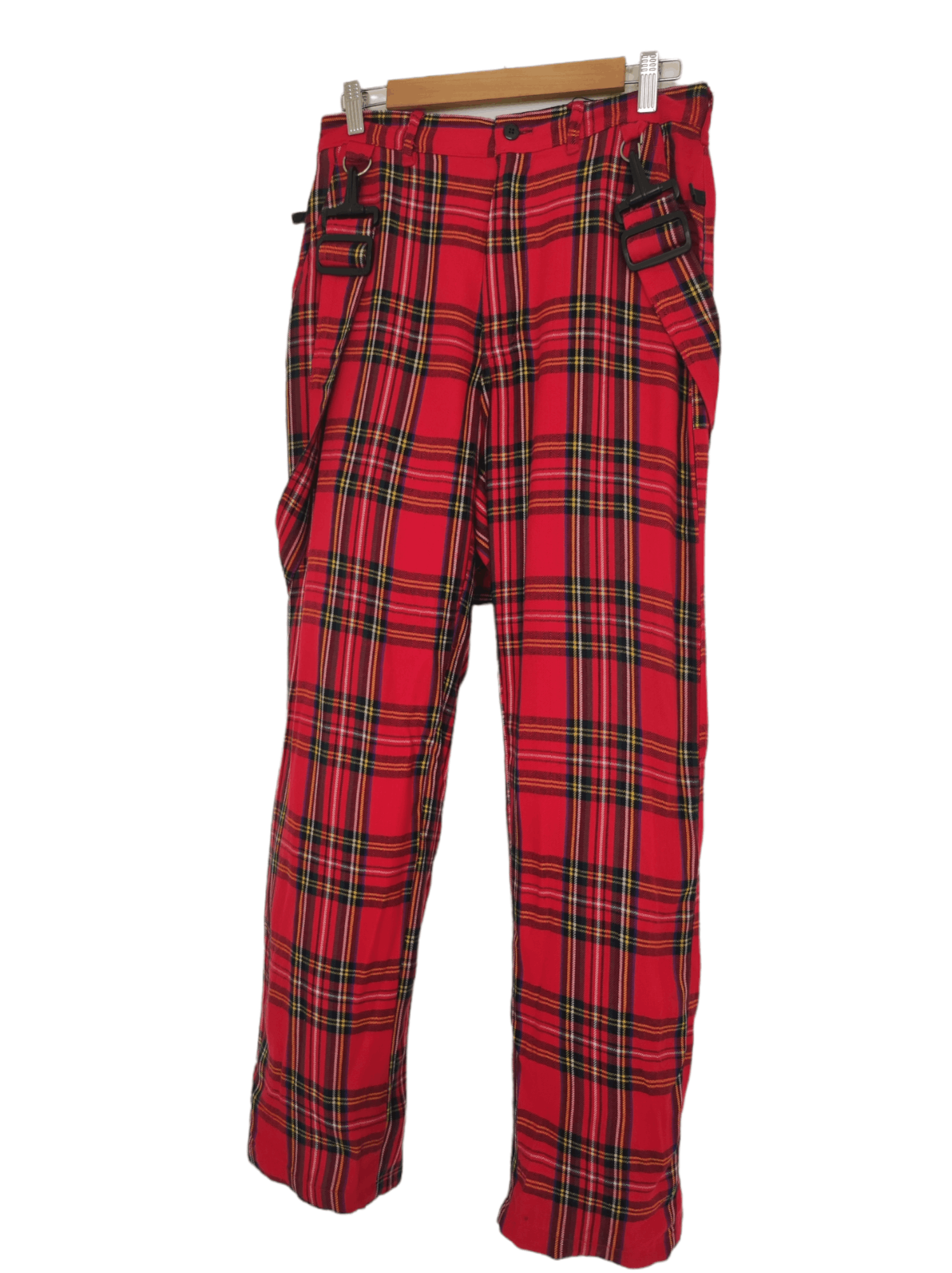 Designer × Japanese Brand Super Lovers Overalls Tartan Punk Super Lovers Japan Size US 32 / EU 48 - 4 Thumbnail