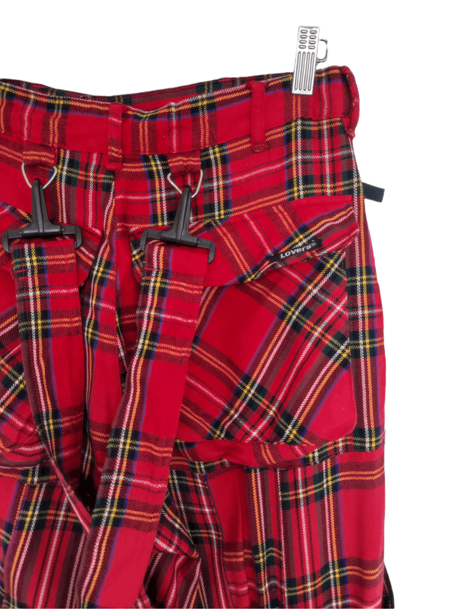 Designer × Japanese Brand Super Lovers Overalls Tartan Punk Super Lovers Japan Size US 32 / EU 48 - 6 Thumbnail