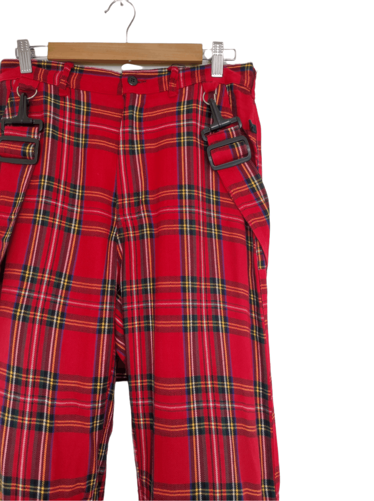 Designer × Japanese Brand Super Lovers Overalls Tartan Punk Super Lovers Japan Size US 32 / EU 48 - 8 Thumbnail