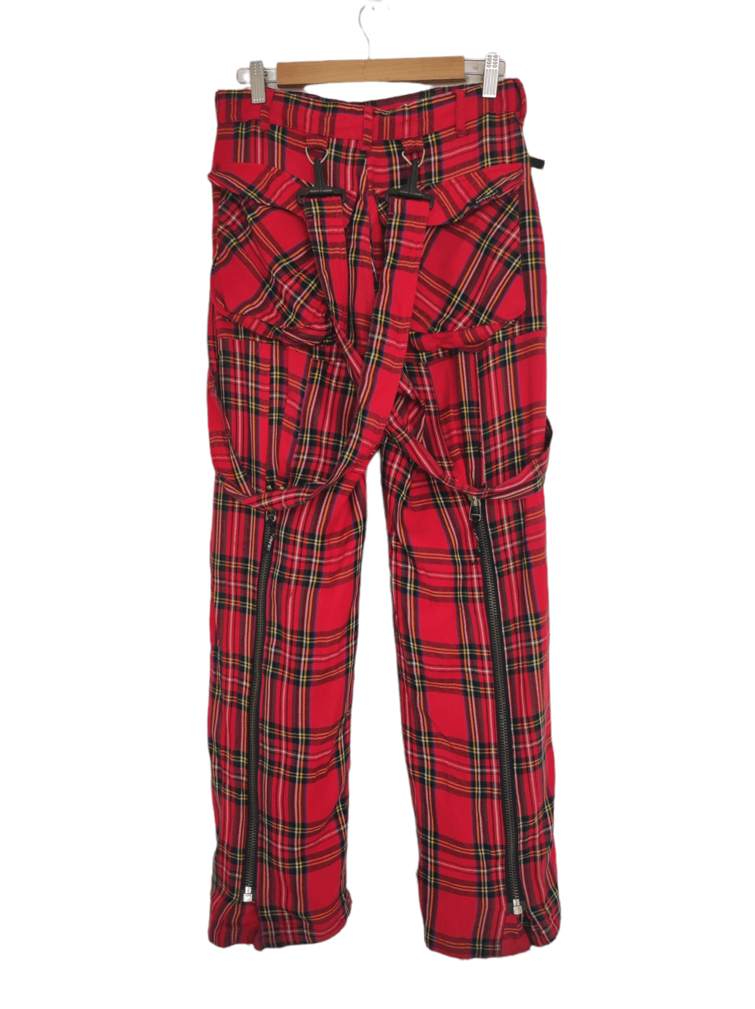 Designer × Japanese Brand Super Lovers Overalls Tartan Punk Super Lovers Japan Size US 32 / EU 48 - 2 Thumbnail