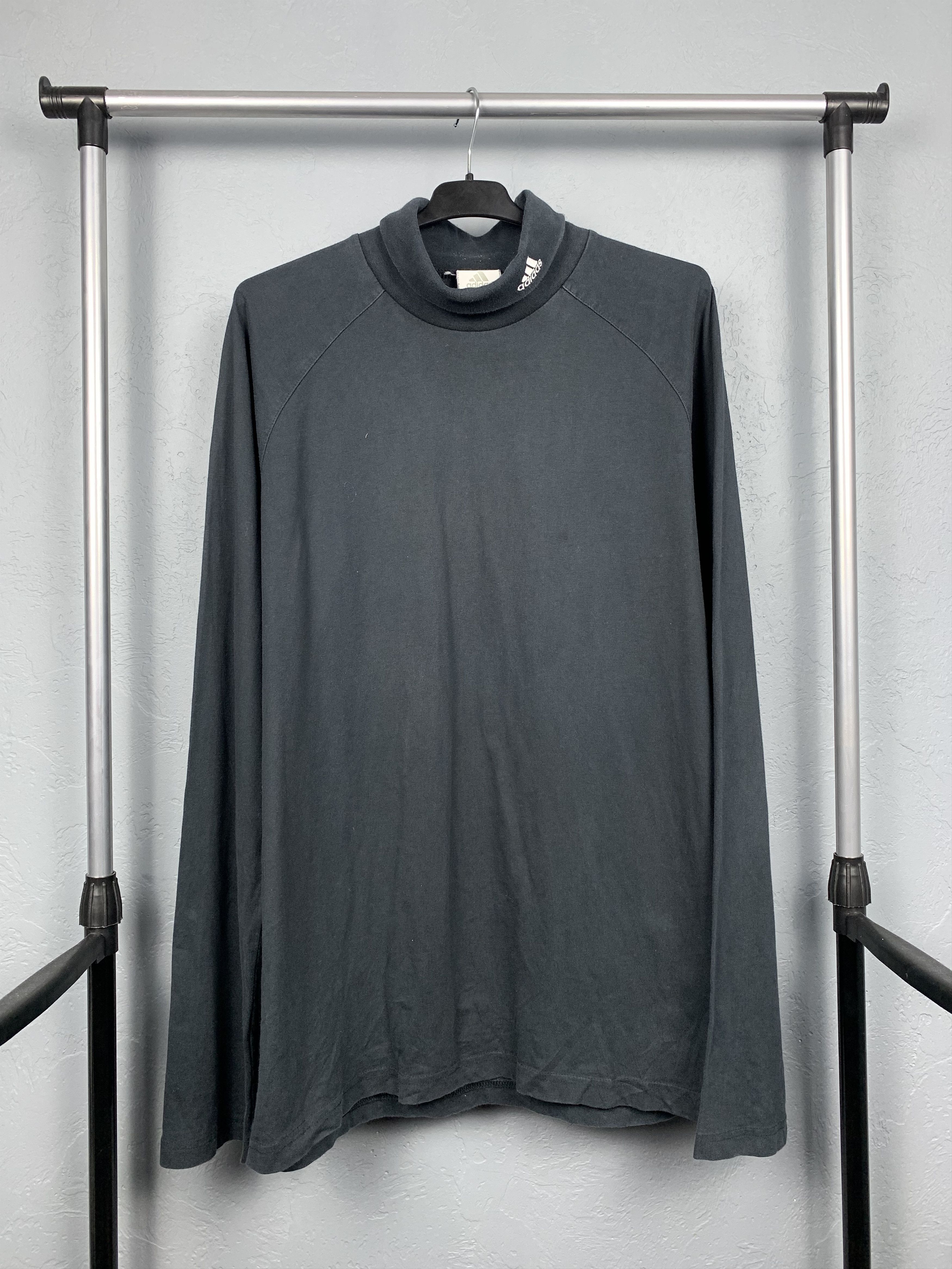 Adidas Adidas Vintage Mens Turtleneck Sweatshirt Size US XL / EU 56 / 4 - 1 Preview