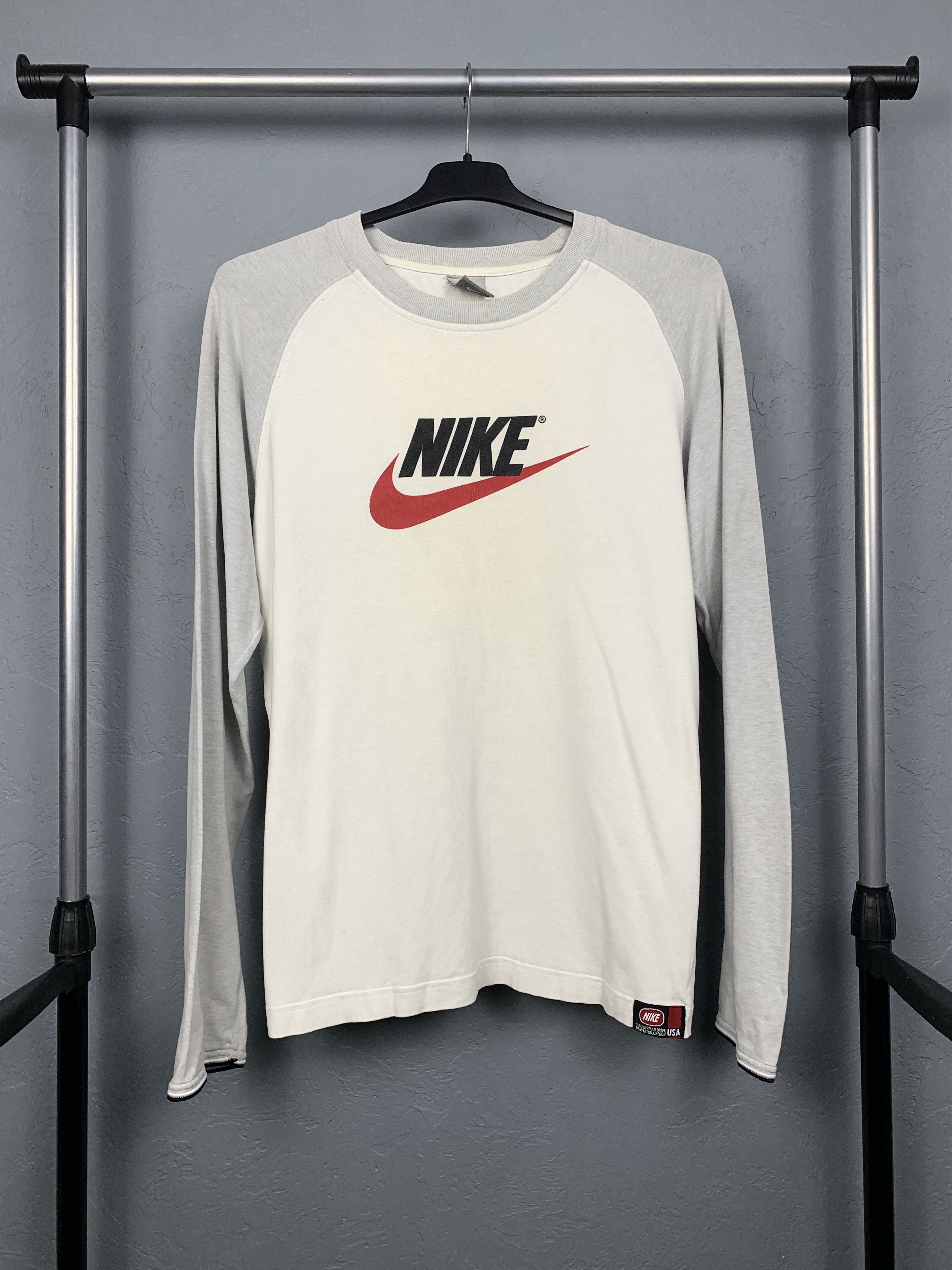 Nike × Nike ACG × Vintage Nike 90s Vintage Long Sleeve T-Shirt Y2K Tee Size US M / EU 48-50 / 2 - 1 Thumbnail