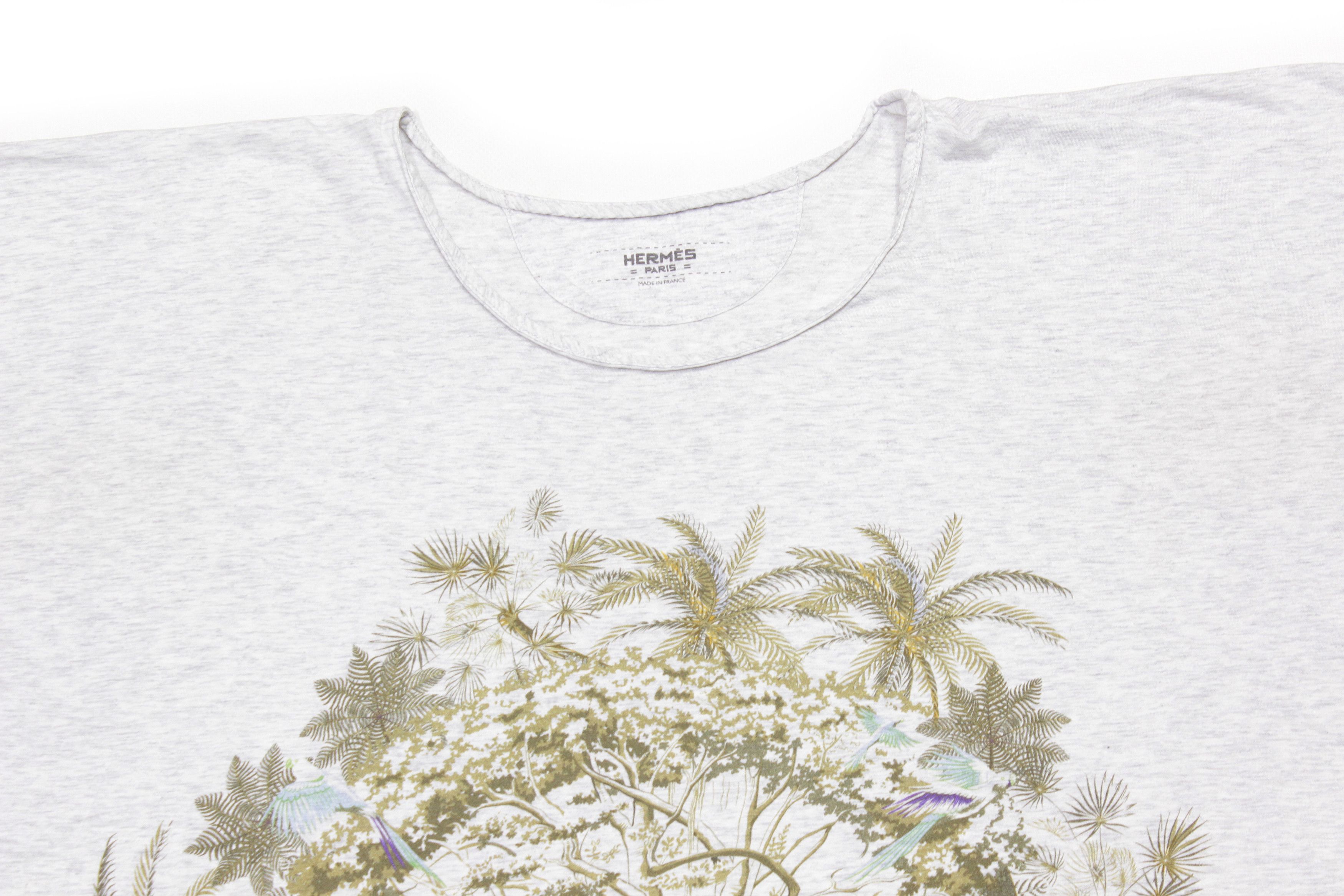 Hermes "Magic Tree" Big Logo T-Shirt Vintage Size S / US 4 / IT 40 - 4 Thumbnail
