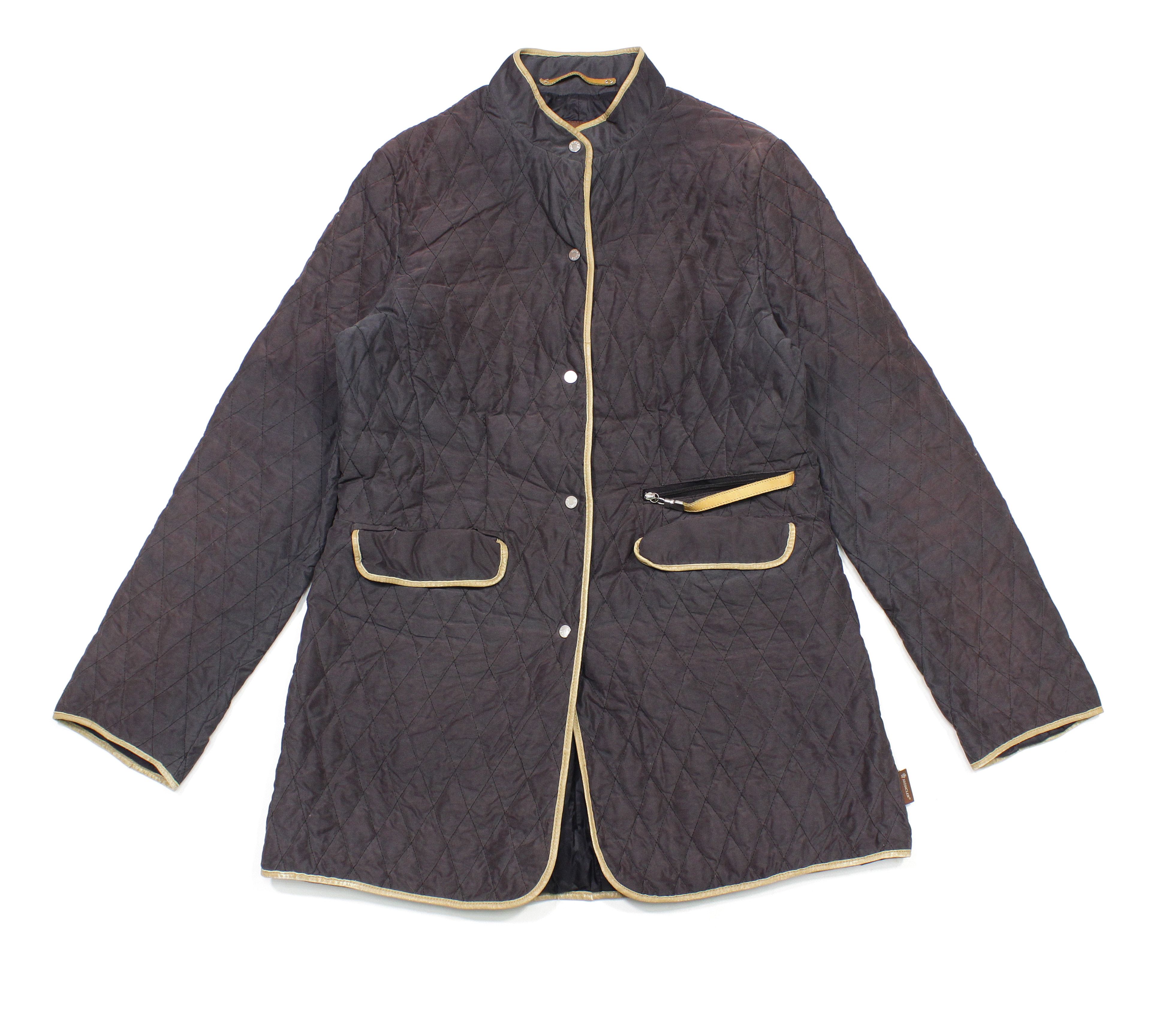 Moncler 90S Quilted Light Goose Down Jacket Vintage Size XL / US 12-14 / IT 48-50 - 1 Thumbnail