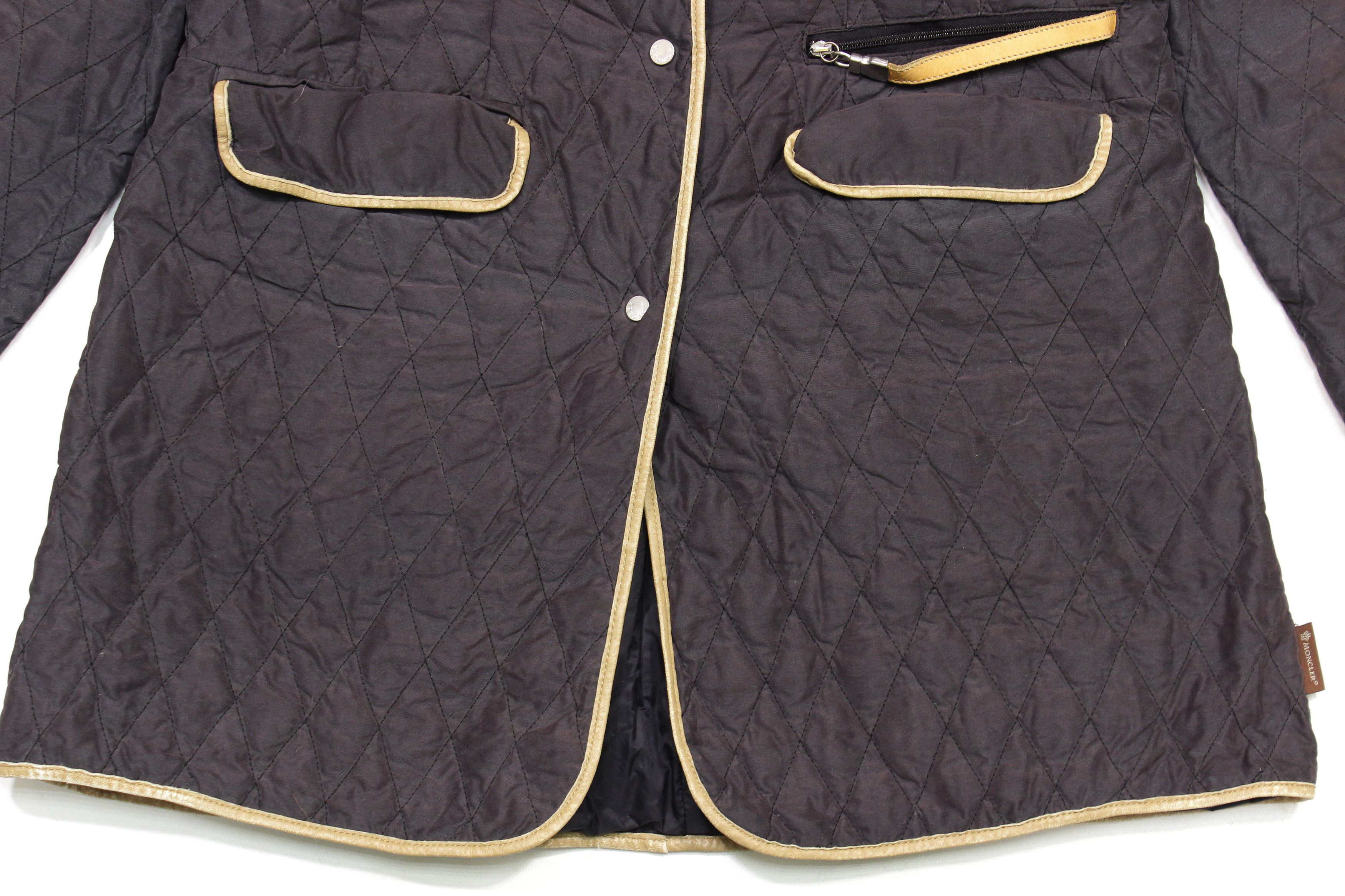 Moncler 90S Quilted Light Goose Down Jacket Vintage Size XL / US 12-14 / IT 48-50 - 5 Thumbnail
