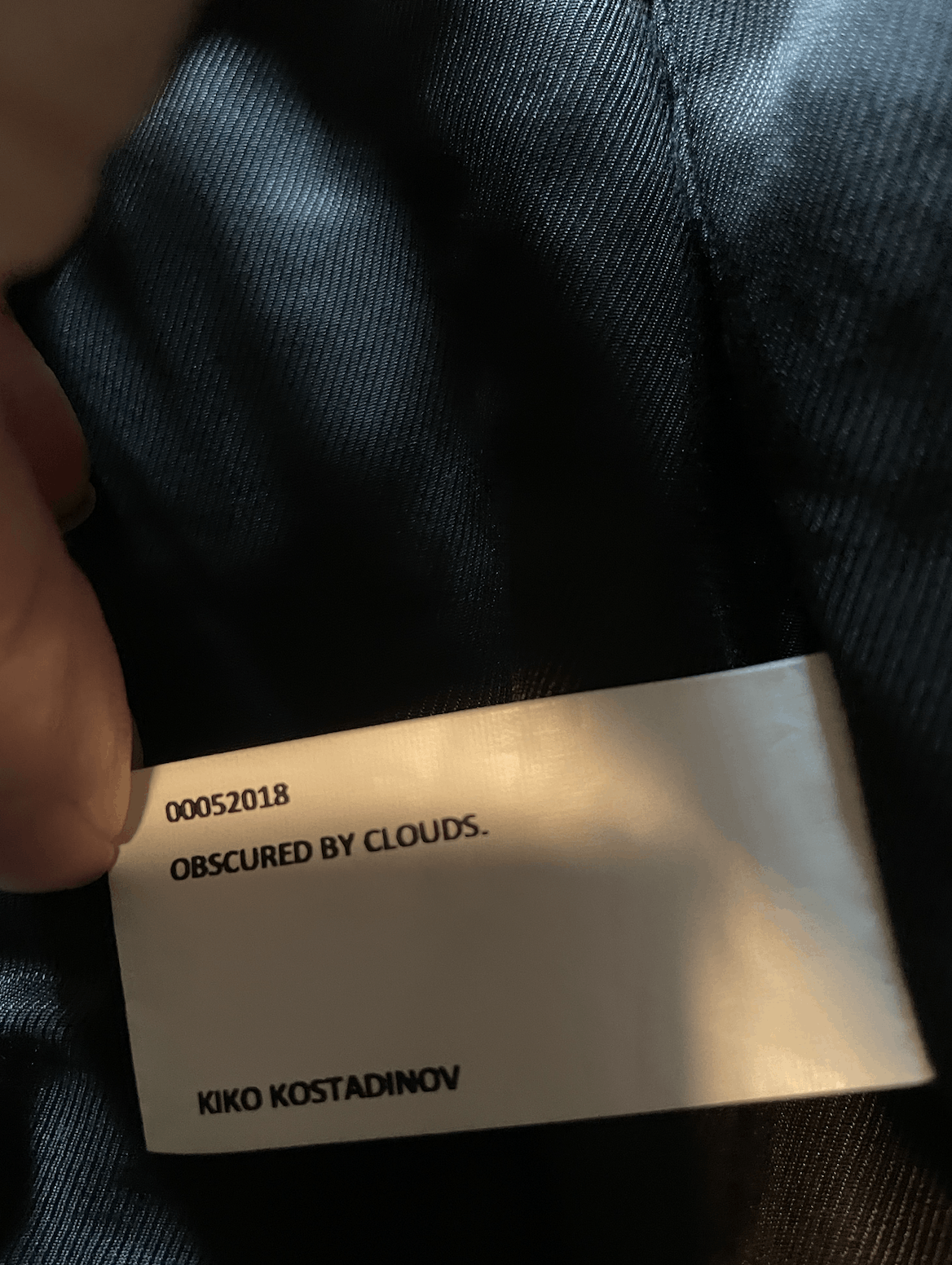 Kiko Kostadinov AW18 "obscured by clouds" Harvest Bomber Size US S / EU 44-46 / 1 - 5 Thumbnail