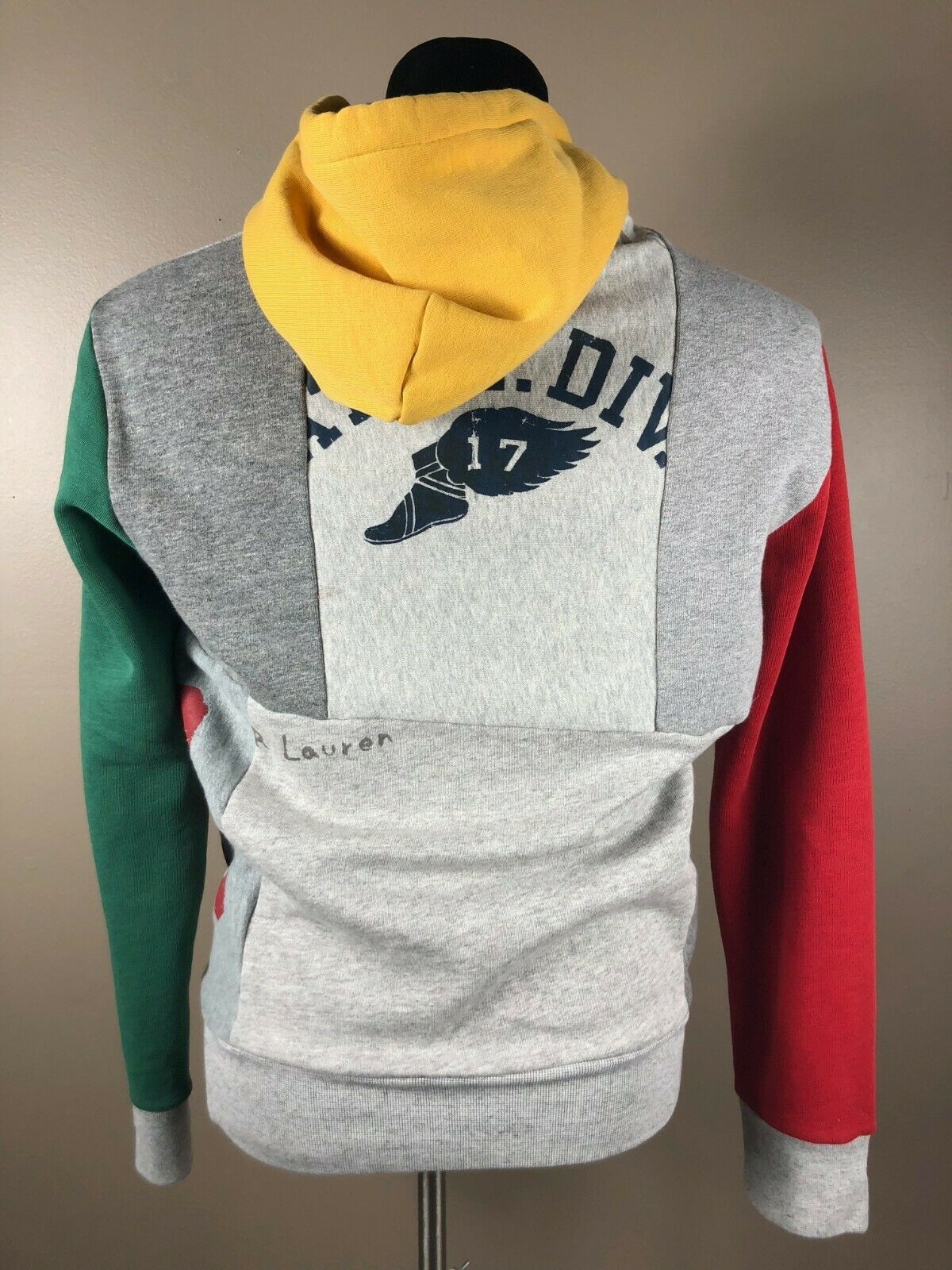 Polo Ralph Lauren POLO Ralph Lauren Patchwork Hoodie Hoodie XXL Size US XXL / EU 58 / 5 - 2 Thumbnail