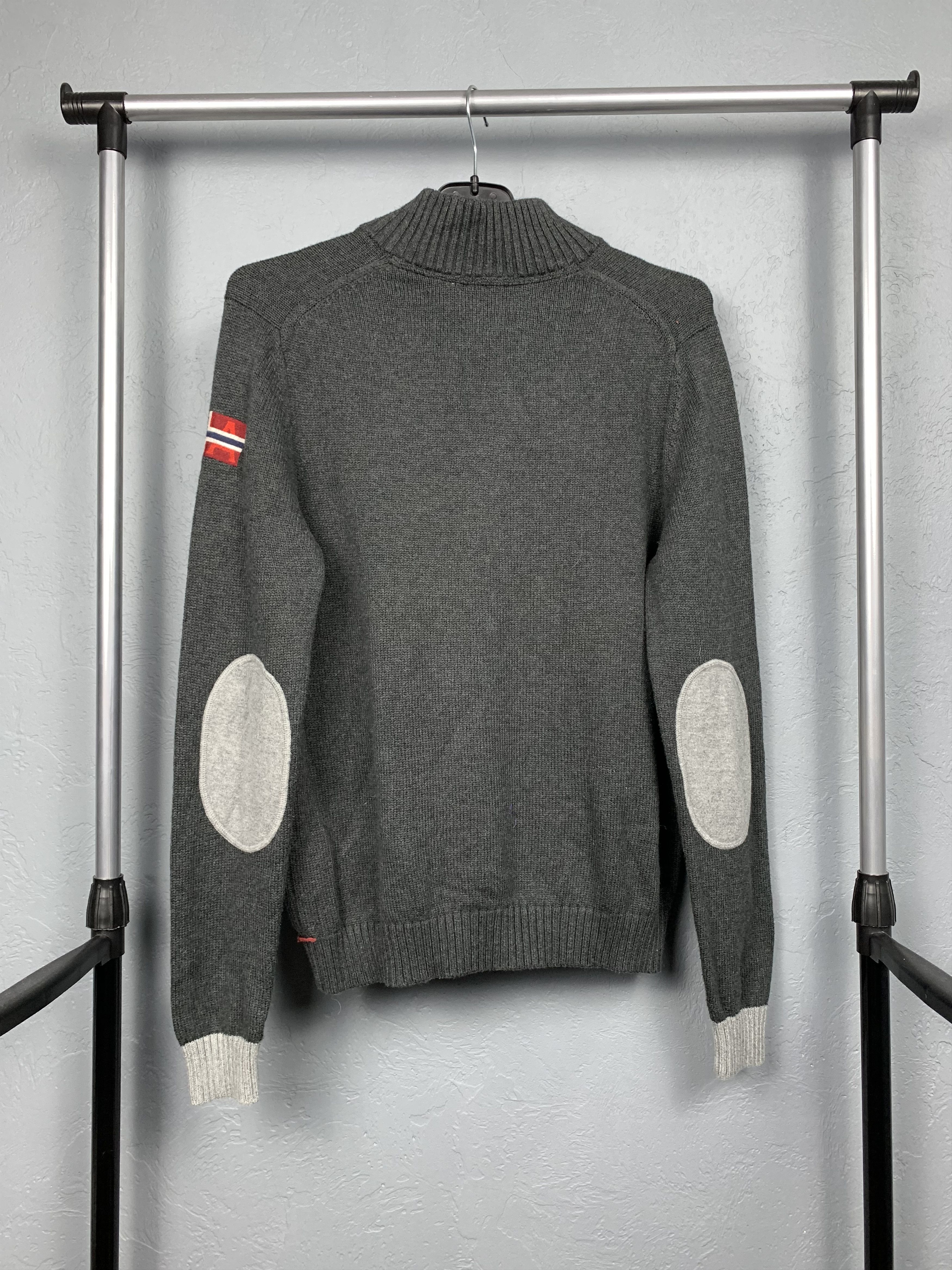 Napapijri Napapijri Vintage Quarter Zip Mens Knit Sweater Size US S / EU 44-46 / 1 - 6 Thumbnail