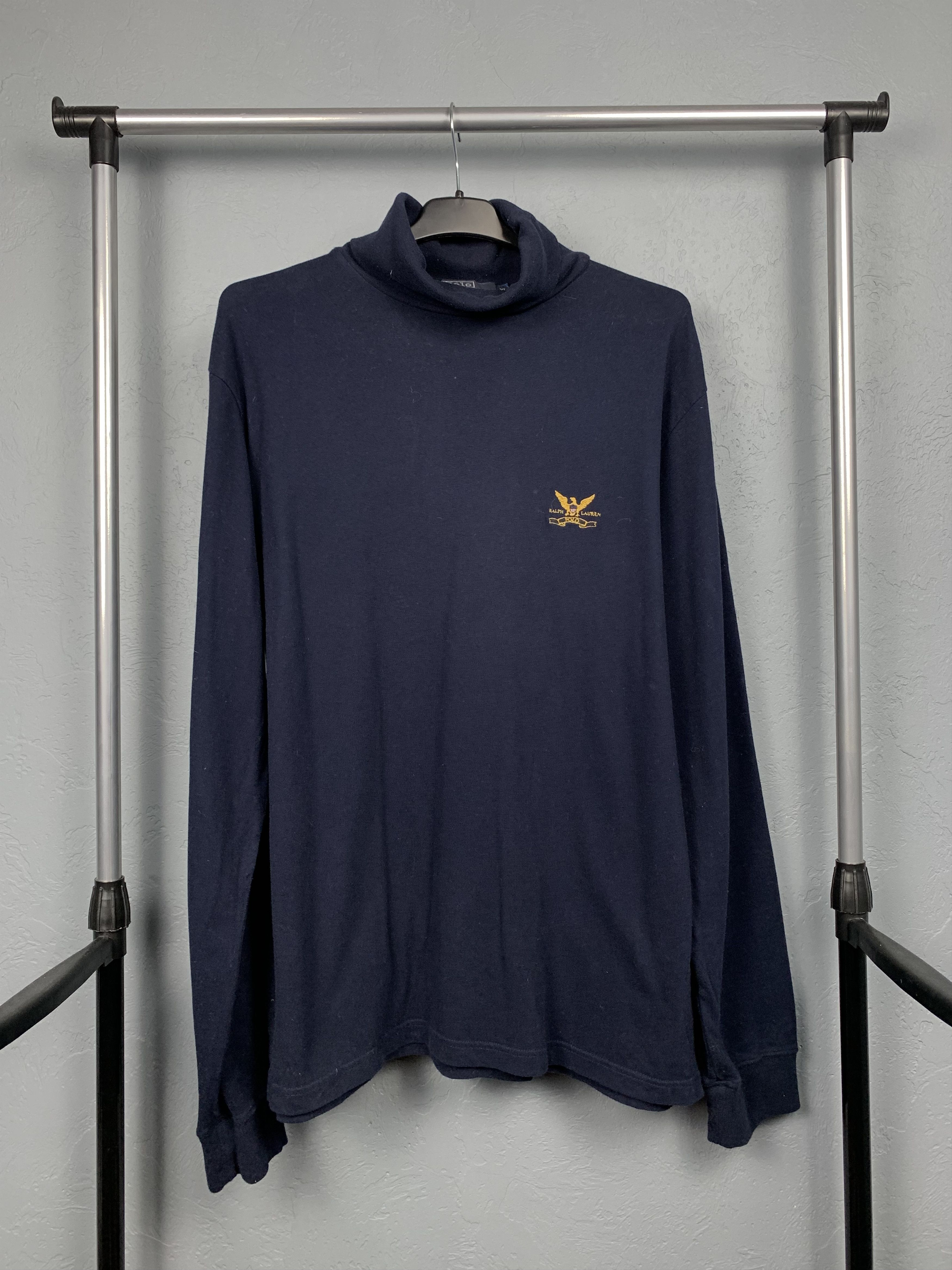 Polo Ralph Lauren Polo Ralph Lauren Vintage Mens Turtleneck Sweater Size US L / EU 52-54 / 3 - 1 Thumbnail