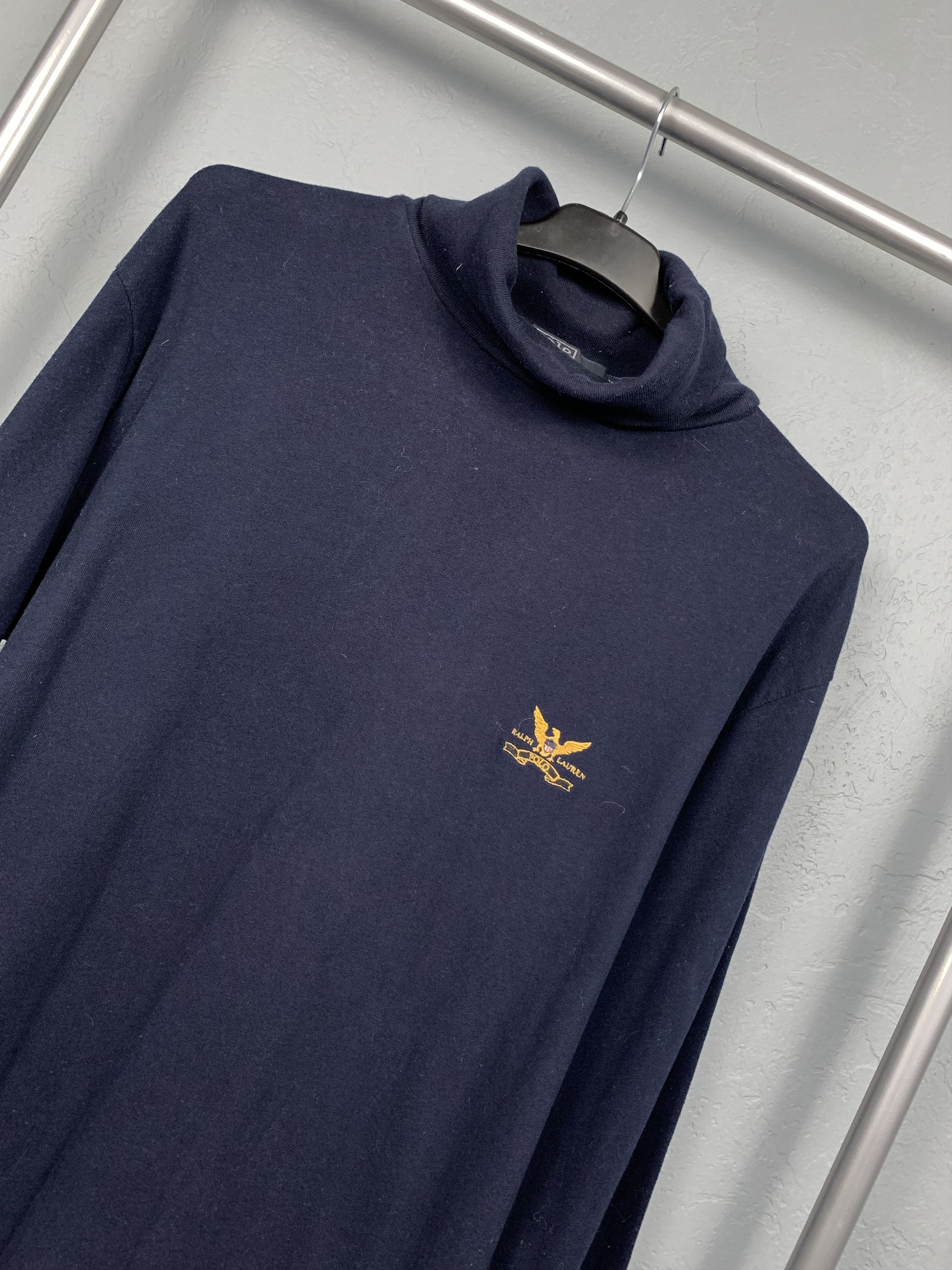 Polo Ralph Lauren Polo Ralph Lauren Vintage Mens Turtleneck Sweater Size US L / EU 52-54 / 3 - 2 Thumbnail