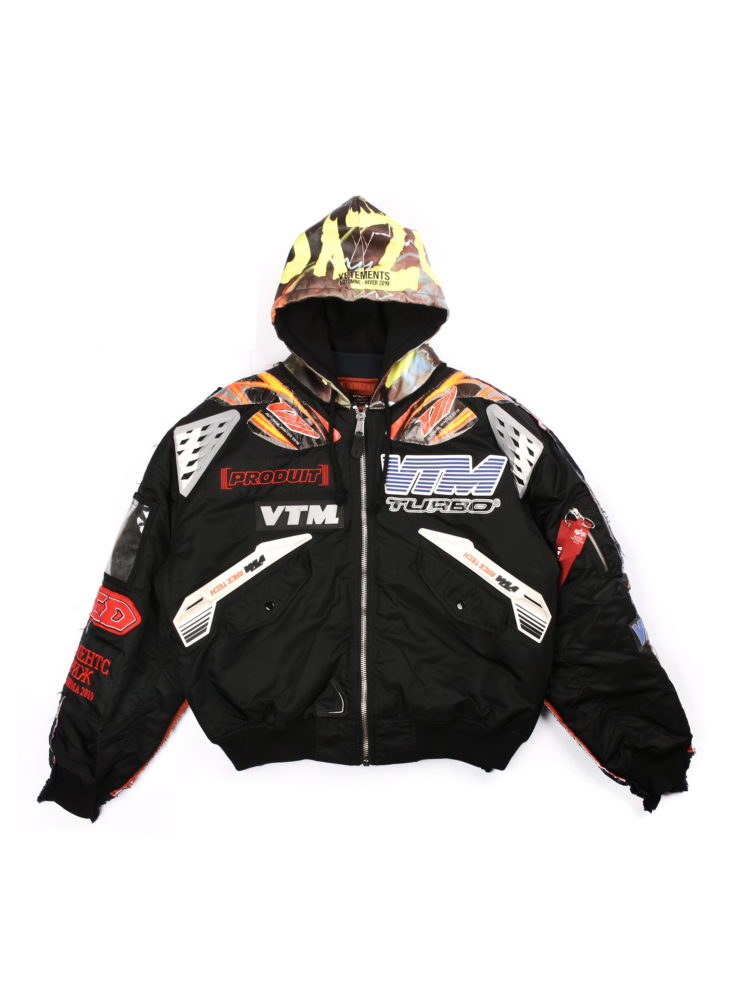Vetements Vetements X Alpha Industries AW 18 Moto Bomber | Grailed