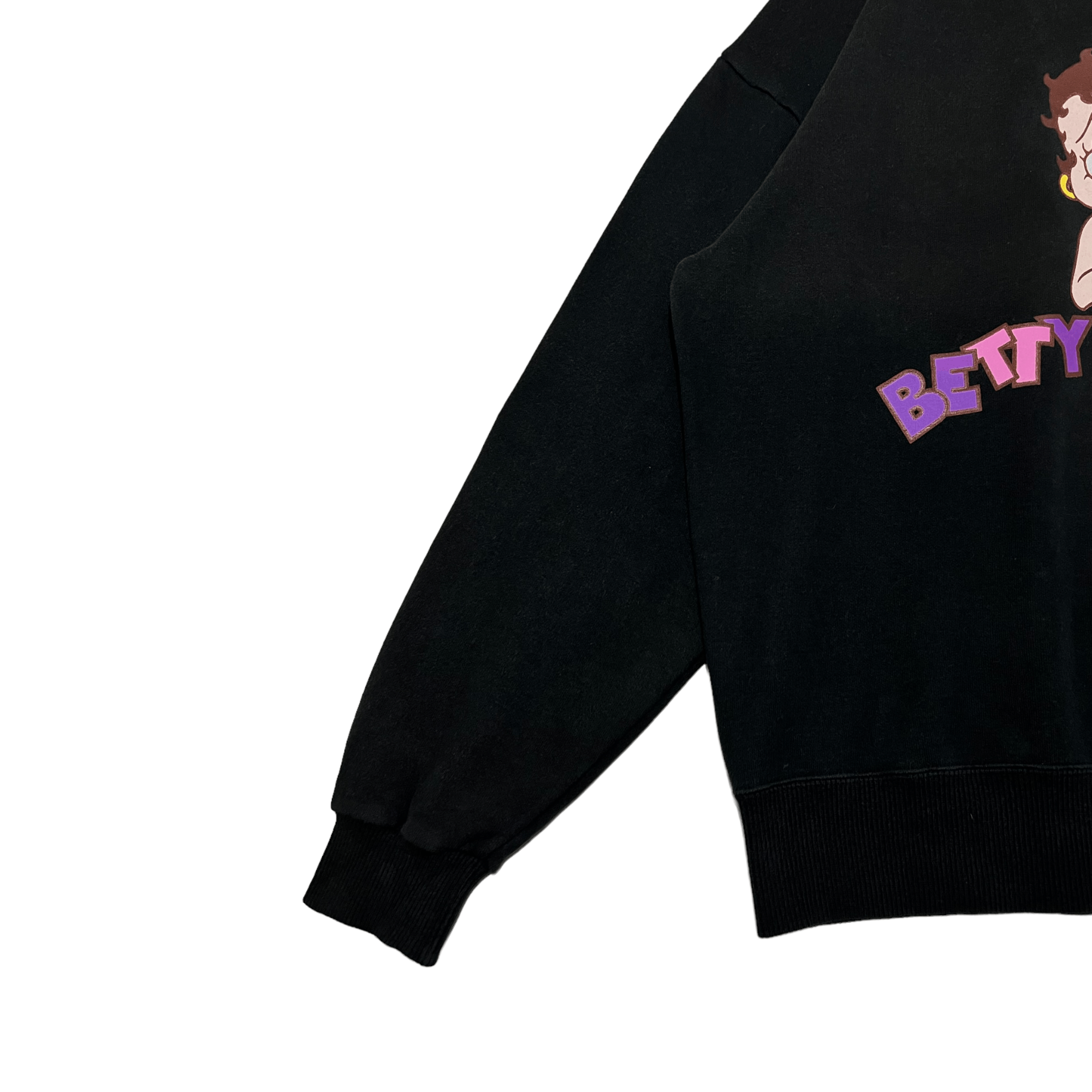 Cartoon Network Cute Betty Boop Fleischer Studios Big Logo Cartoon Black Size US L / EU 52-54 / 3 - 3 Thumbnail