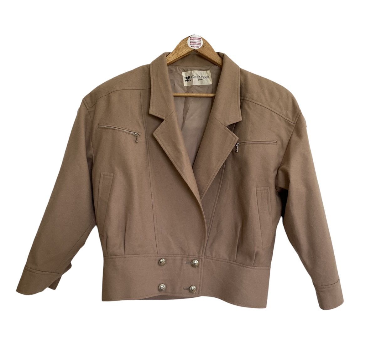 Designer Rare Courreges Paris Coat Size M / US 6-8 / IT 42-44 - 1 Thumbnail