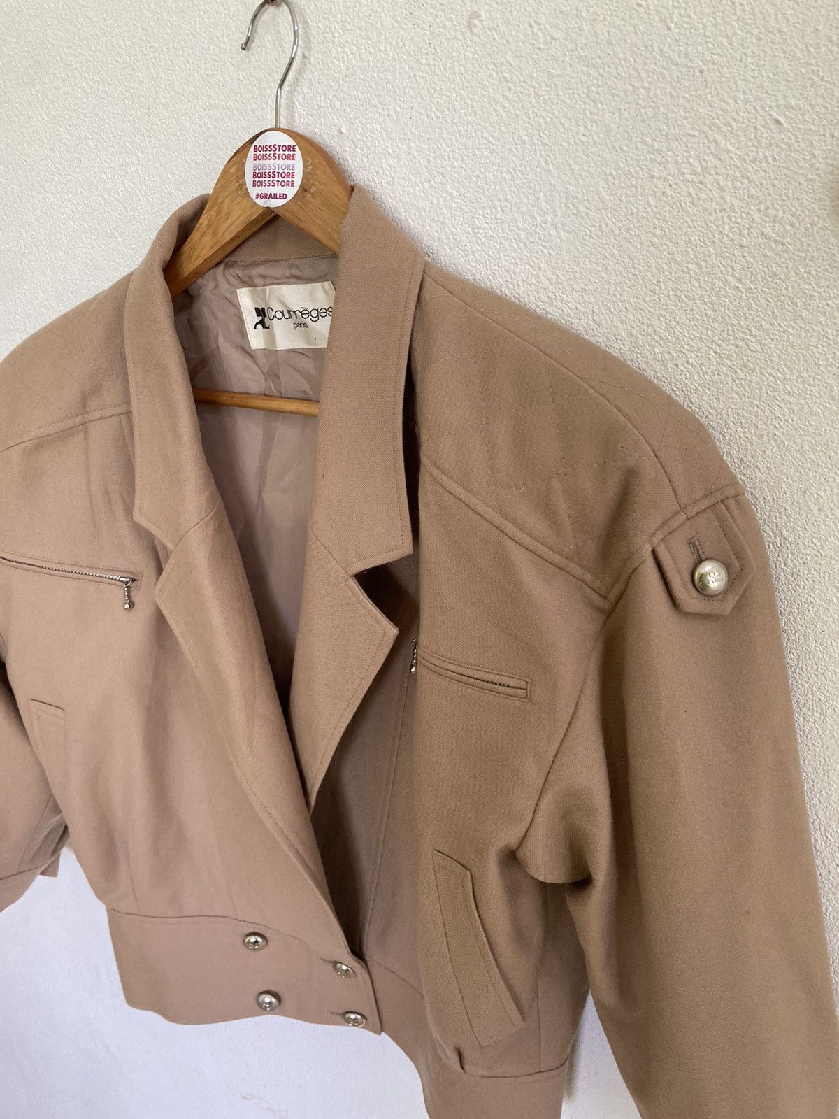 Designer Rare Courreges Paris Coat Size M / US 6-8 / IT 42-44 - 8 Thumbnail