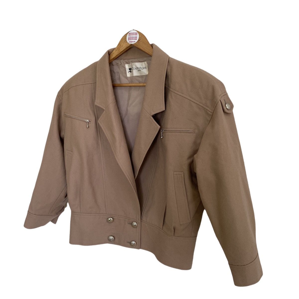Designer Rare Courreges Paris Coat Size M / US 6-8 / IT 42-44 - 2 Thumbnail
