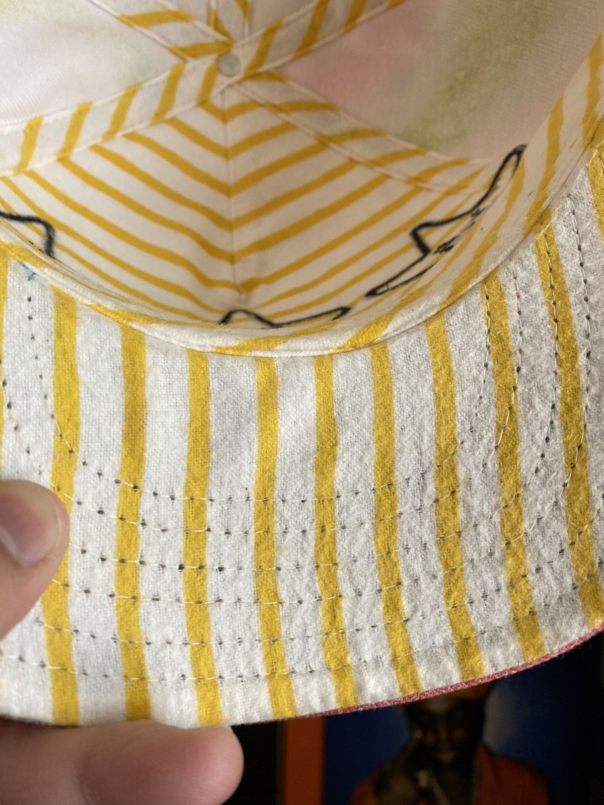 Asspizza Asspizza therapy denim hat Size ONE SIZE - 6 Thumbnail