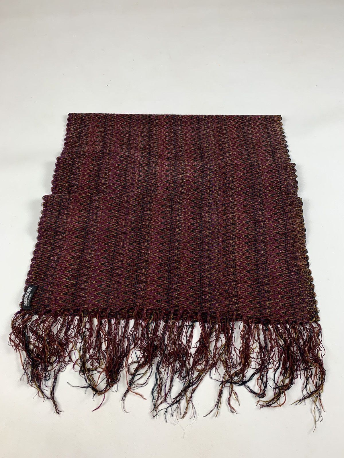 Missoni Vintage Missoni Foulard Knit Scarf Size ONE SIZE - 2 Thumbnail