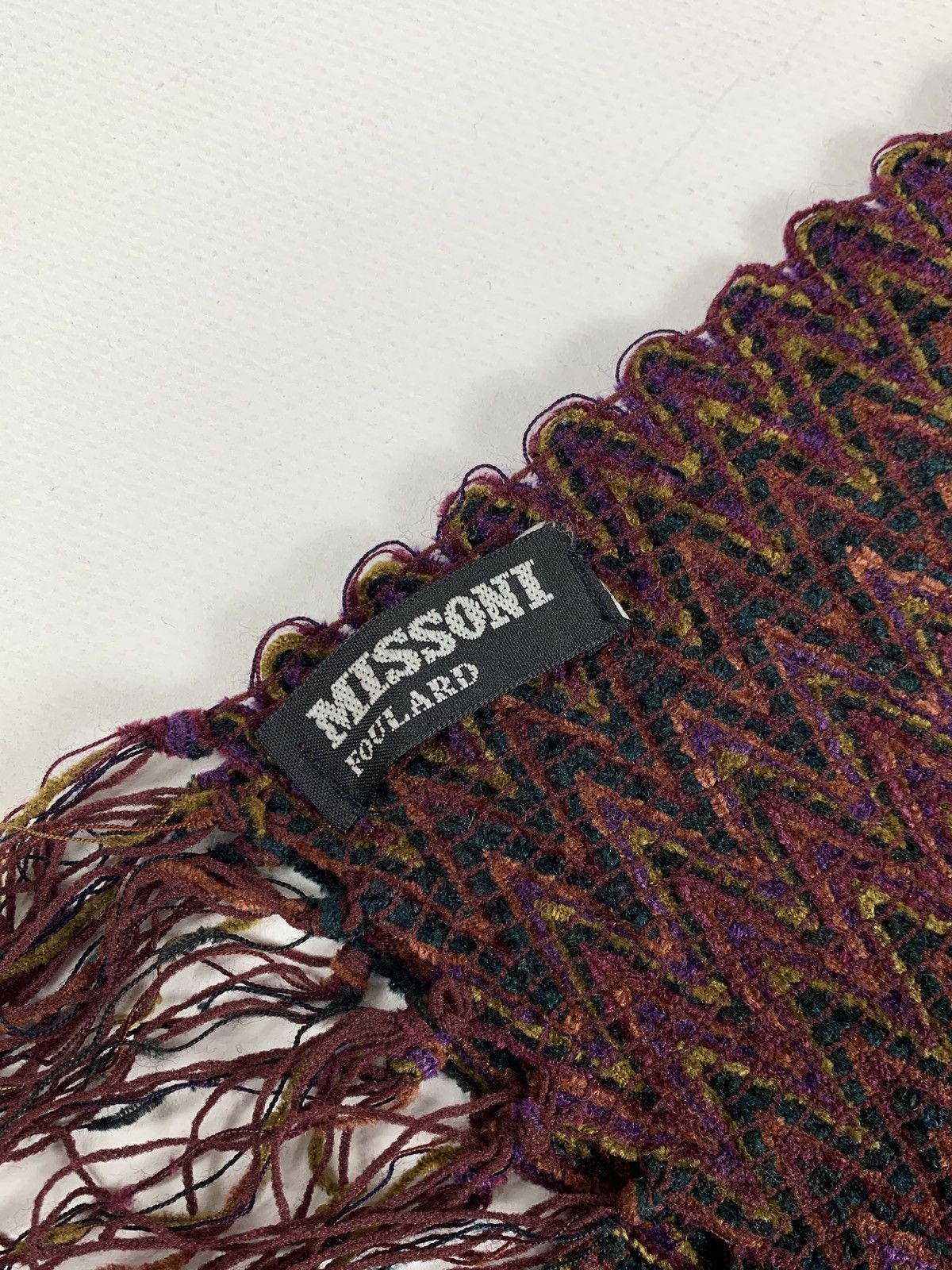 Missoni Vintage Missoni Foulard Knit Scarf Size ONE SIZE - 11 Thumbnail