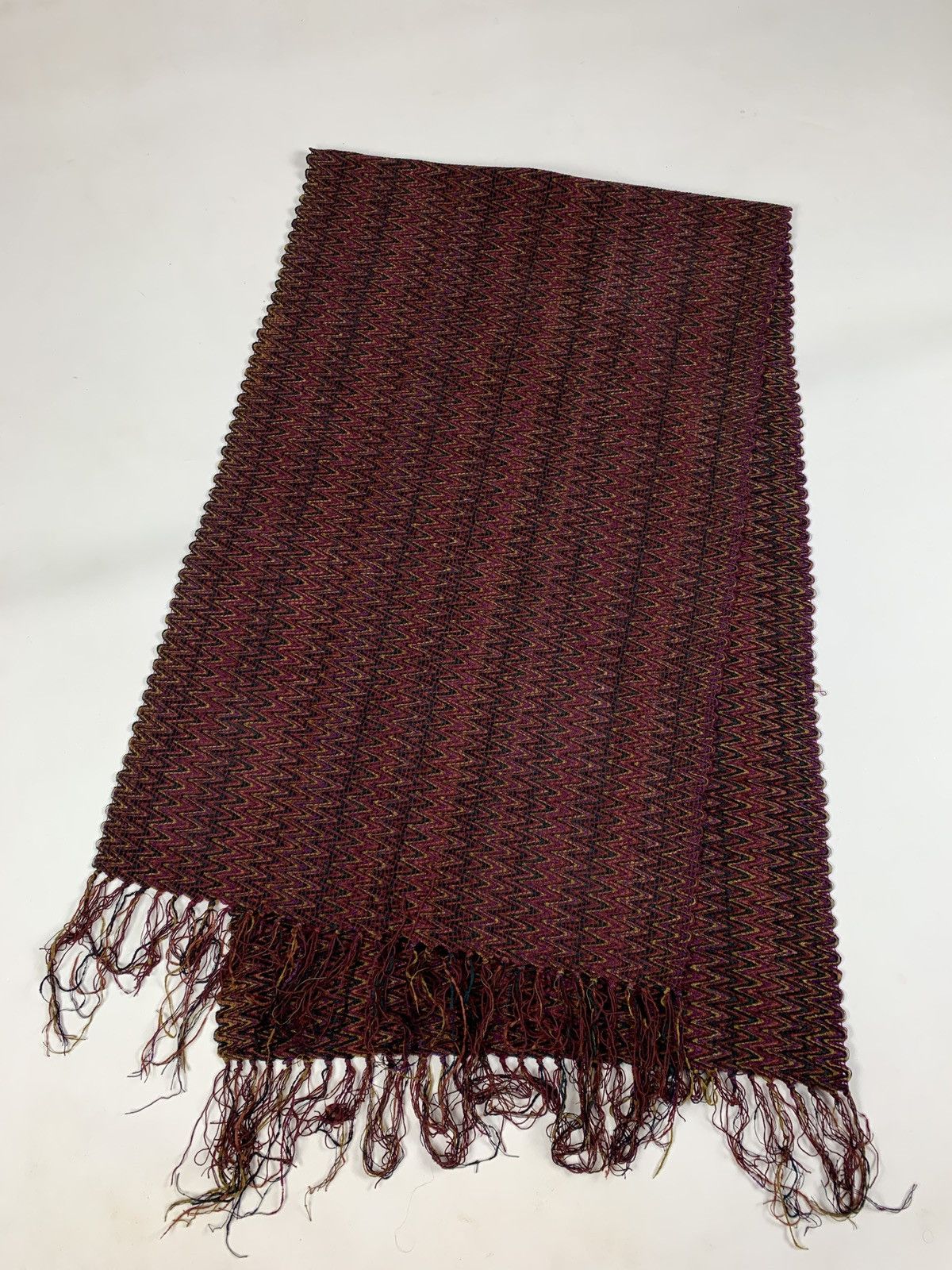 Missoni Vintage Missoni Foulard Knit Scarf Size ONE SIZE - 4 Thumbnail