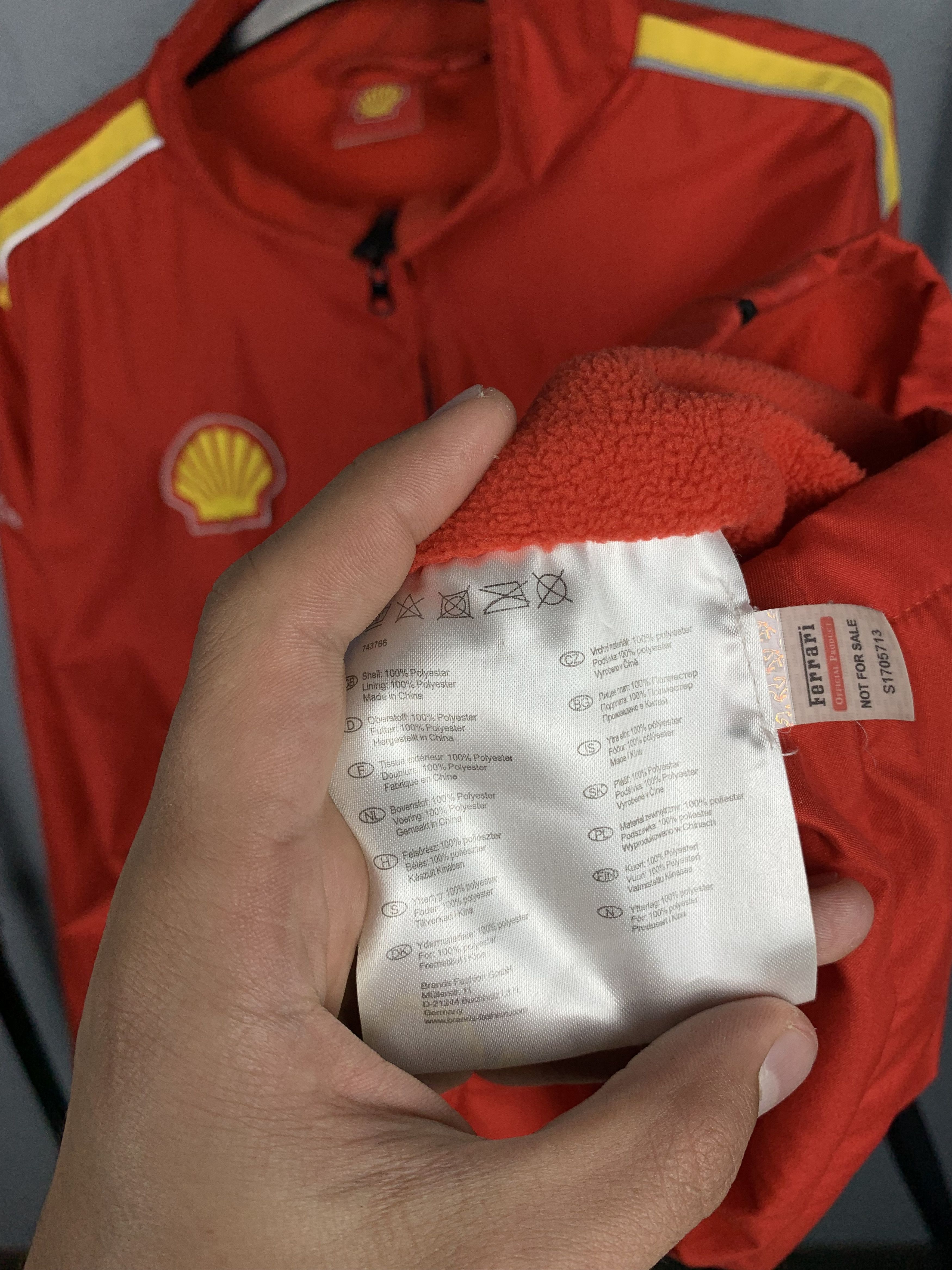 Ferrari Scuderia Ferrari Shell Vintage Mens Jacket Size US XXL / EU 58 / 5 - 6 Thumbnail