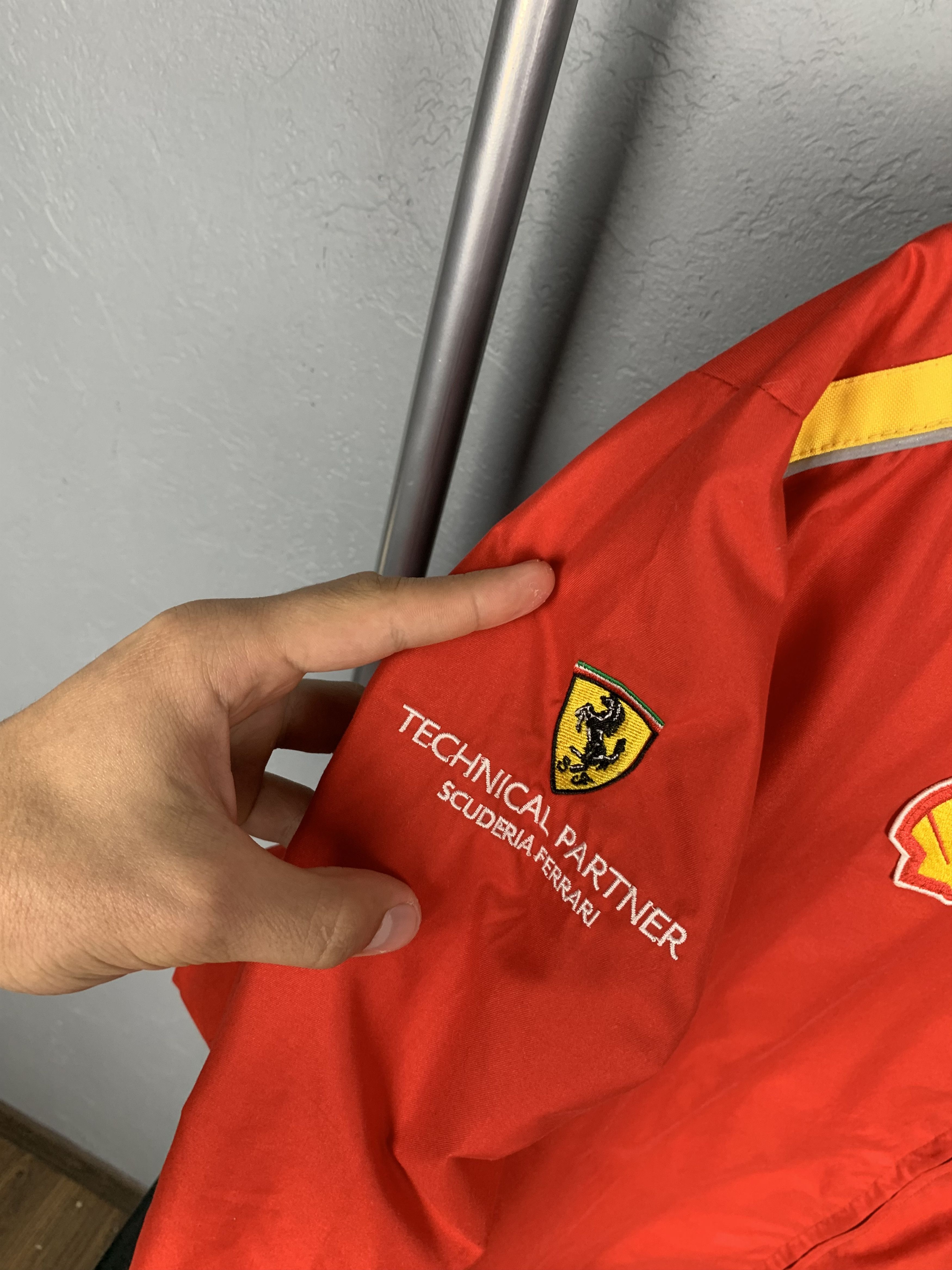 Ferrari Scuderia Ferrari Shell Vintage Mens Jacket Size US XXL / EU 58 / 5 - 4 Thumbnail