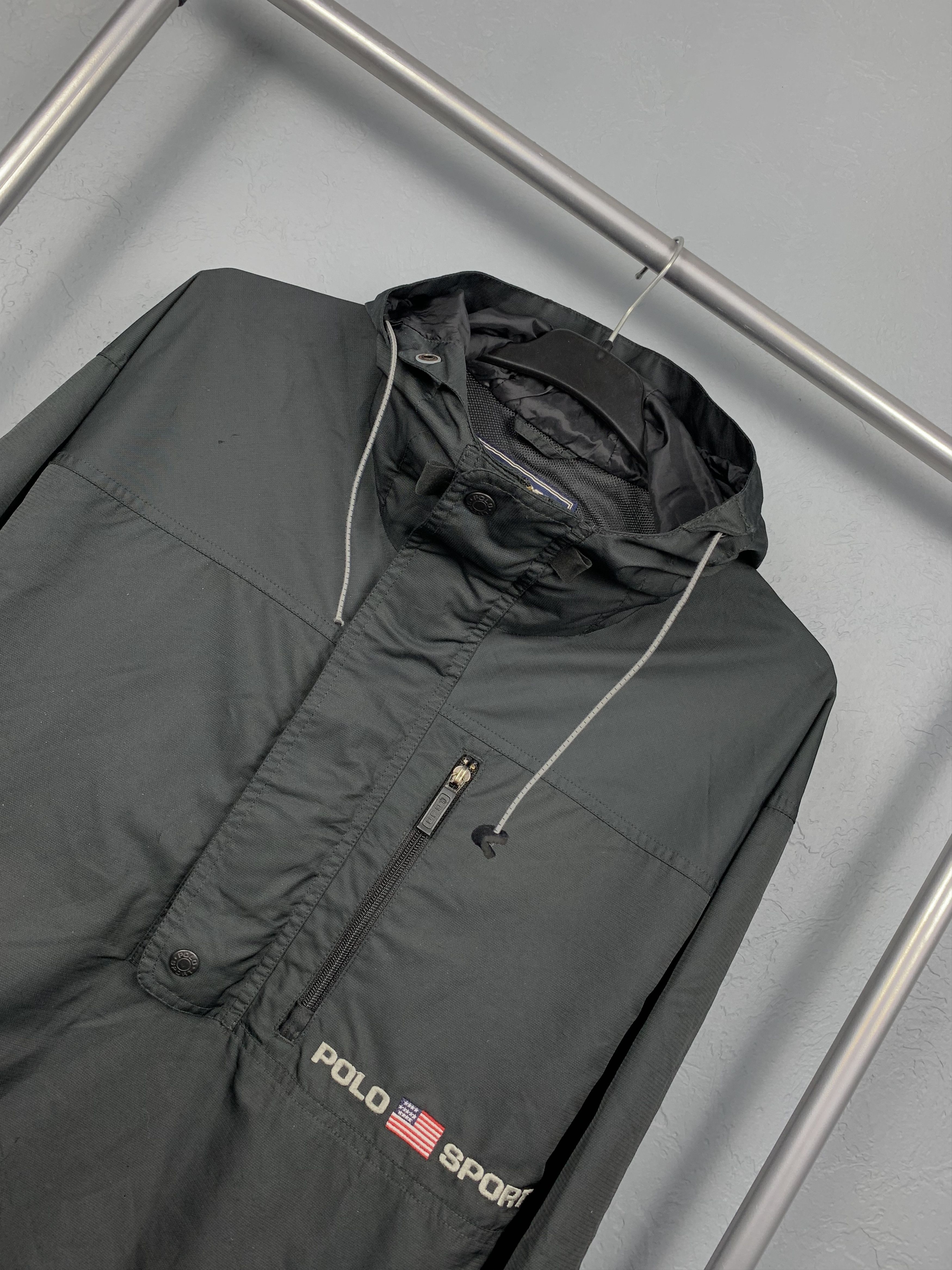 Polo Ralph Lauren Polo Sport 90s Vintage Anorak Windbreaker Jacket Size US M / EU 48-50 / 2 - 2 Thumbnail