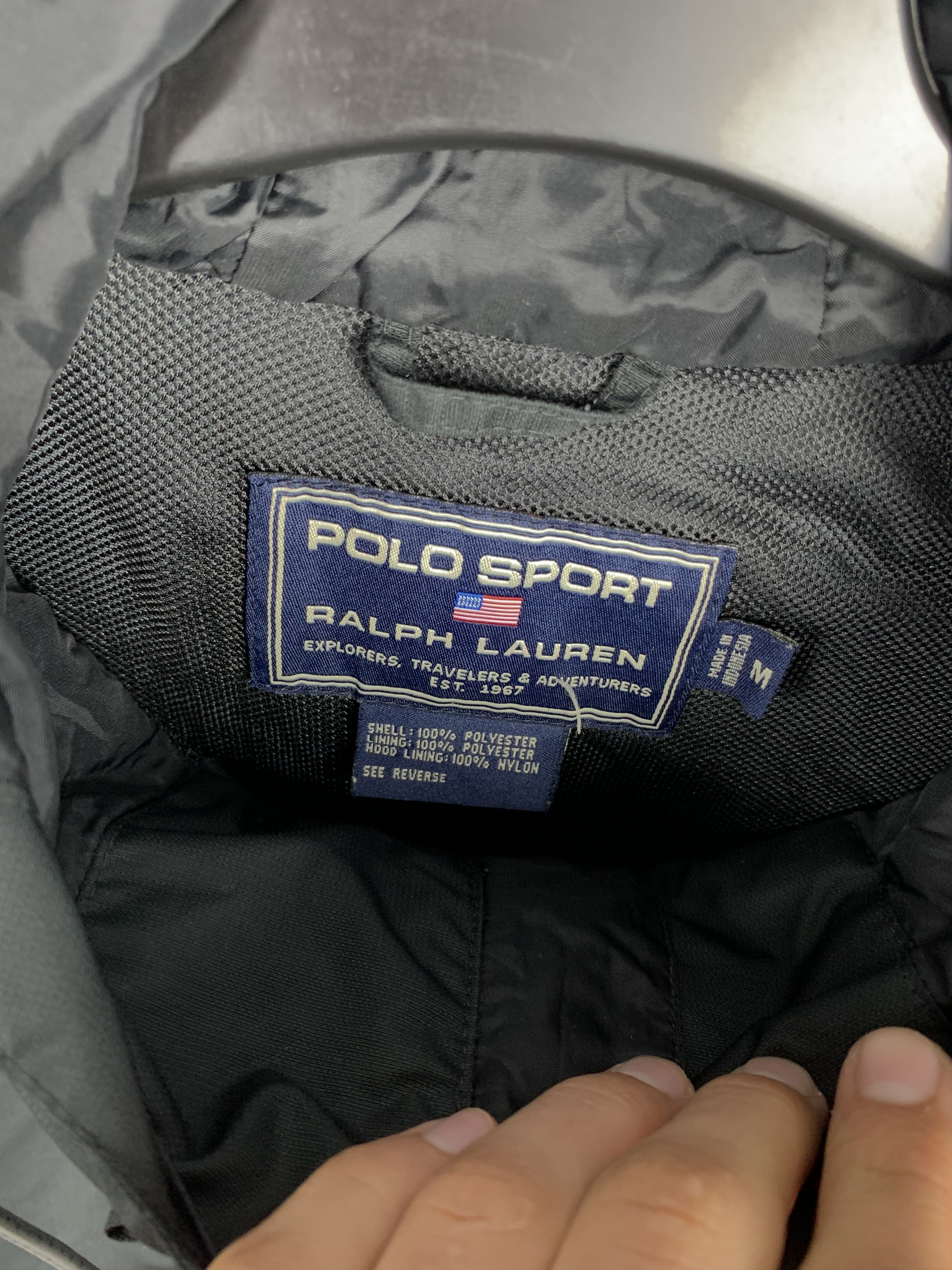 Polo Ralph Lauren Polo Sport 90s Vintage Anorak Windbreaker Jacket Size US M / EU 48-50 / 2 - 4 Thumbnail