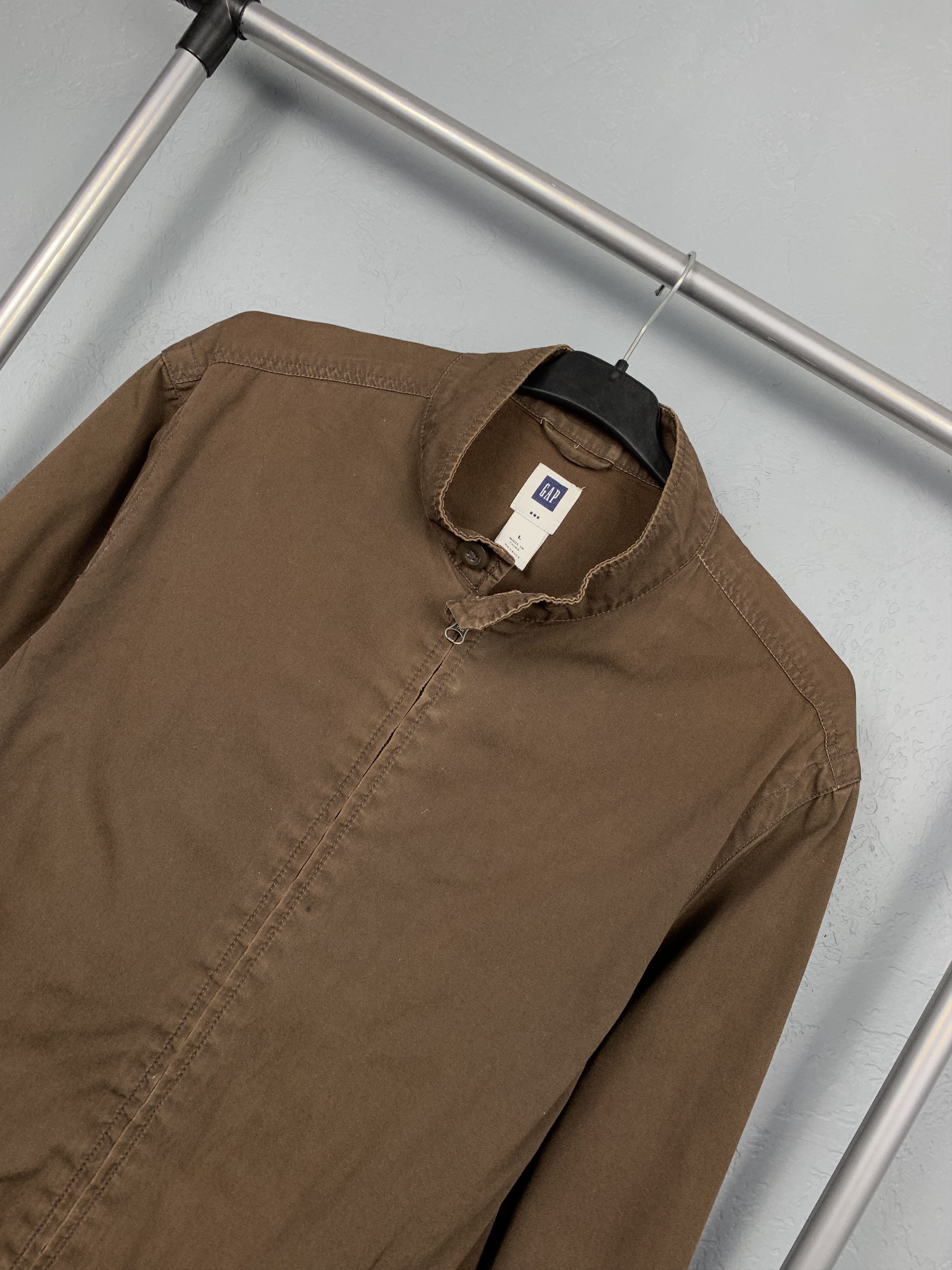 Gap Gap Vintage Brown Jacket Hoodie Y2K Size US L / EU 52-54 / 3 - 2 Thumbnail