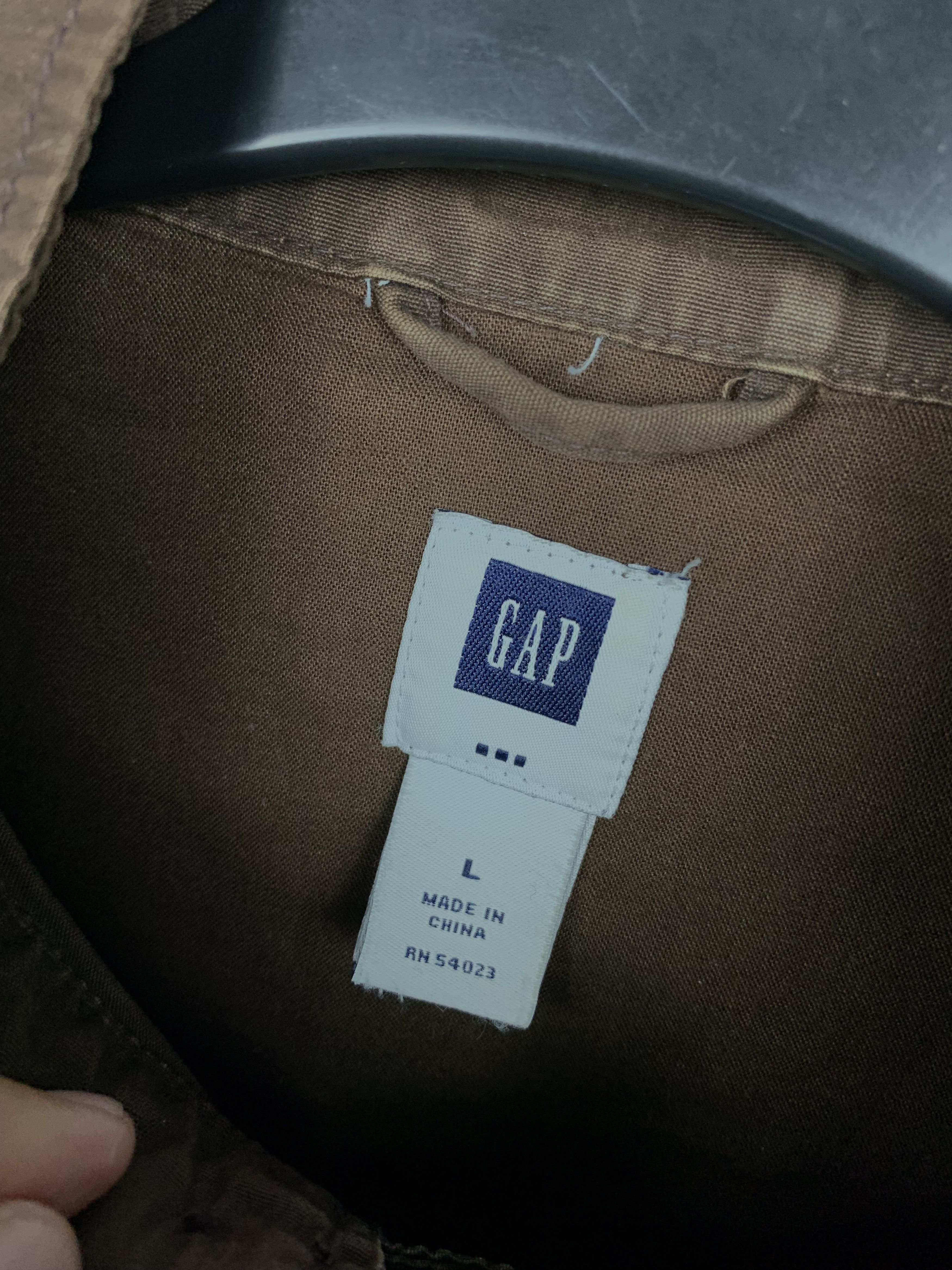 Gap Gap Vintage Brown Jacket Hoodie Y2K Size US L / EU 52-54 / 3 - 4 Thumbnail