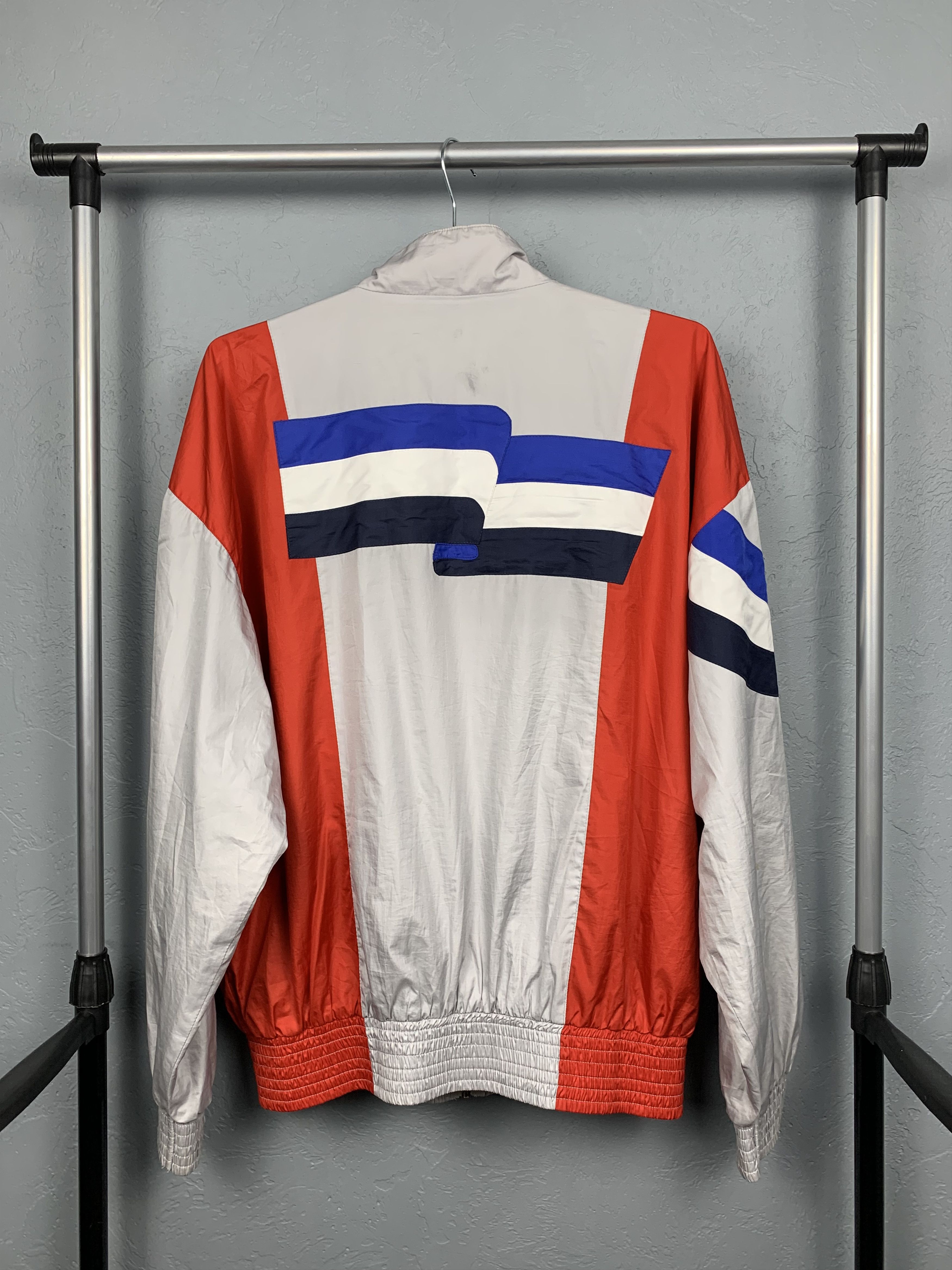 Adidas Adidas Vintage Mens Nylon Track Top Oversized Jacket Size US M / EU 48-50 / 2 - 8 Thumbnail