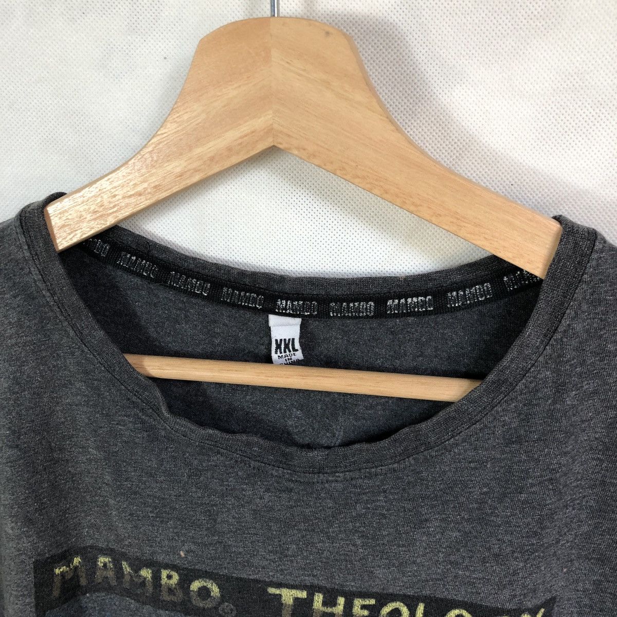 Mambo × Vintage Rare! Mambo Theology 94’ Graphic Distressed Tshirt Size US XL / EU 56 / 4 - 14 Thumbnail
