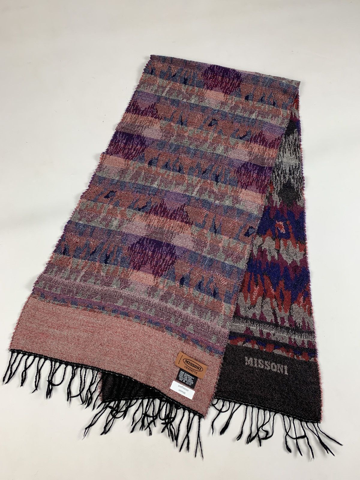 Missoni Missoni Cravatte Wool Knit Scarf Size ONE SIZE - 4 Thumbnail