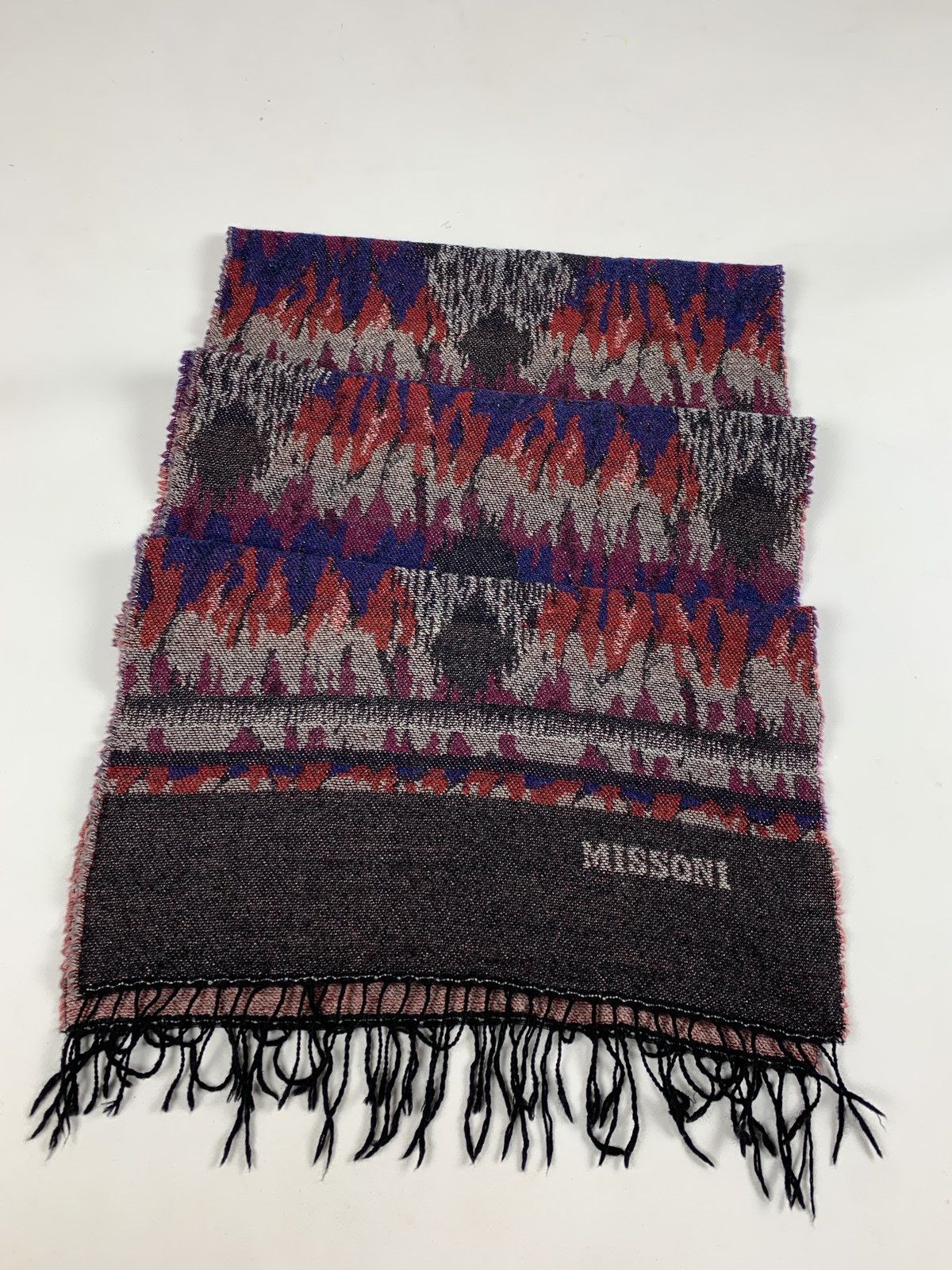 Missoni Missoni Cravatte Wool Knit Scarf Size ONE SIZE - 8 Thumbnail