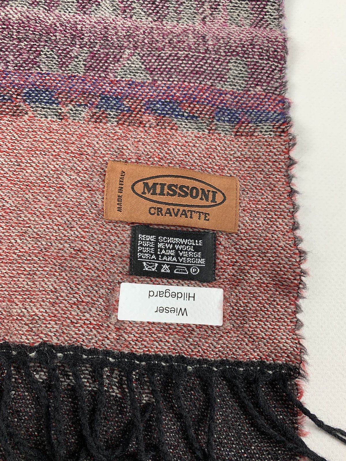 Missoni Missoni Cravatte Wool Knit Scarf Size ONE SIZE - 14 Thumbnail