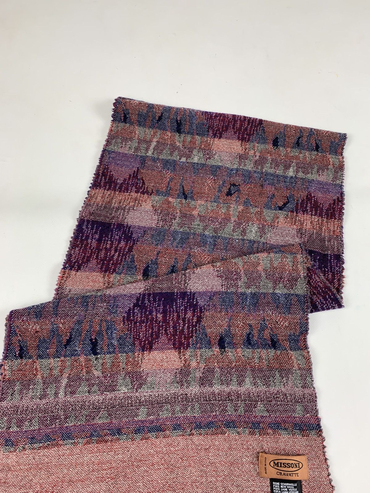 Missoni Missoni Cravatte Wool Knit Scarf Size ONE SIZE - 6 Thumbnail