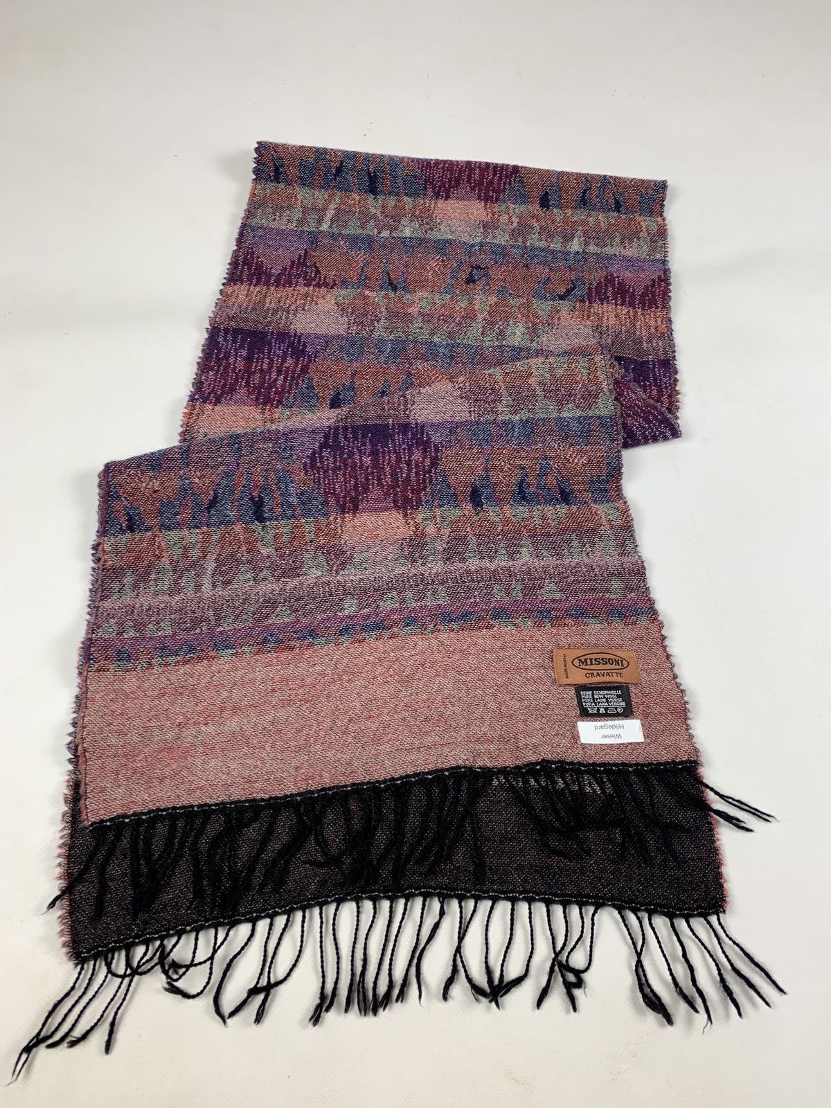 Missoni Missoni Cravatte Wool Knit Scarf Size ONE SIZE - 2 Thumbnail