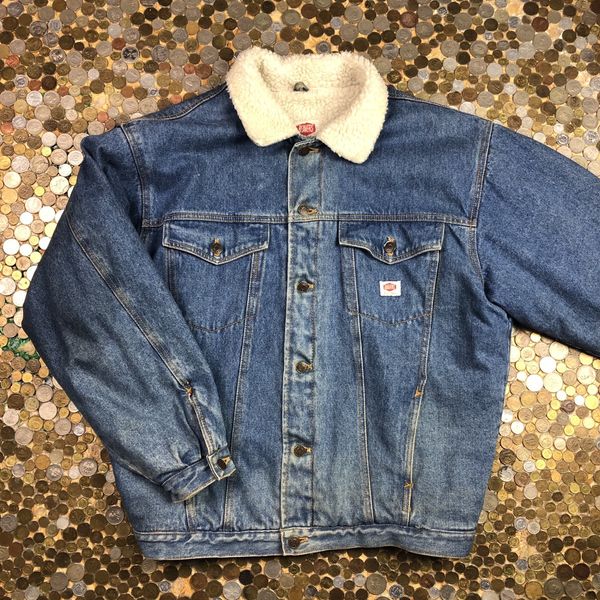 Vintage Beavers Vintage Denim Jacket with Fleece and fury | Grailed