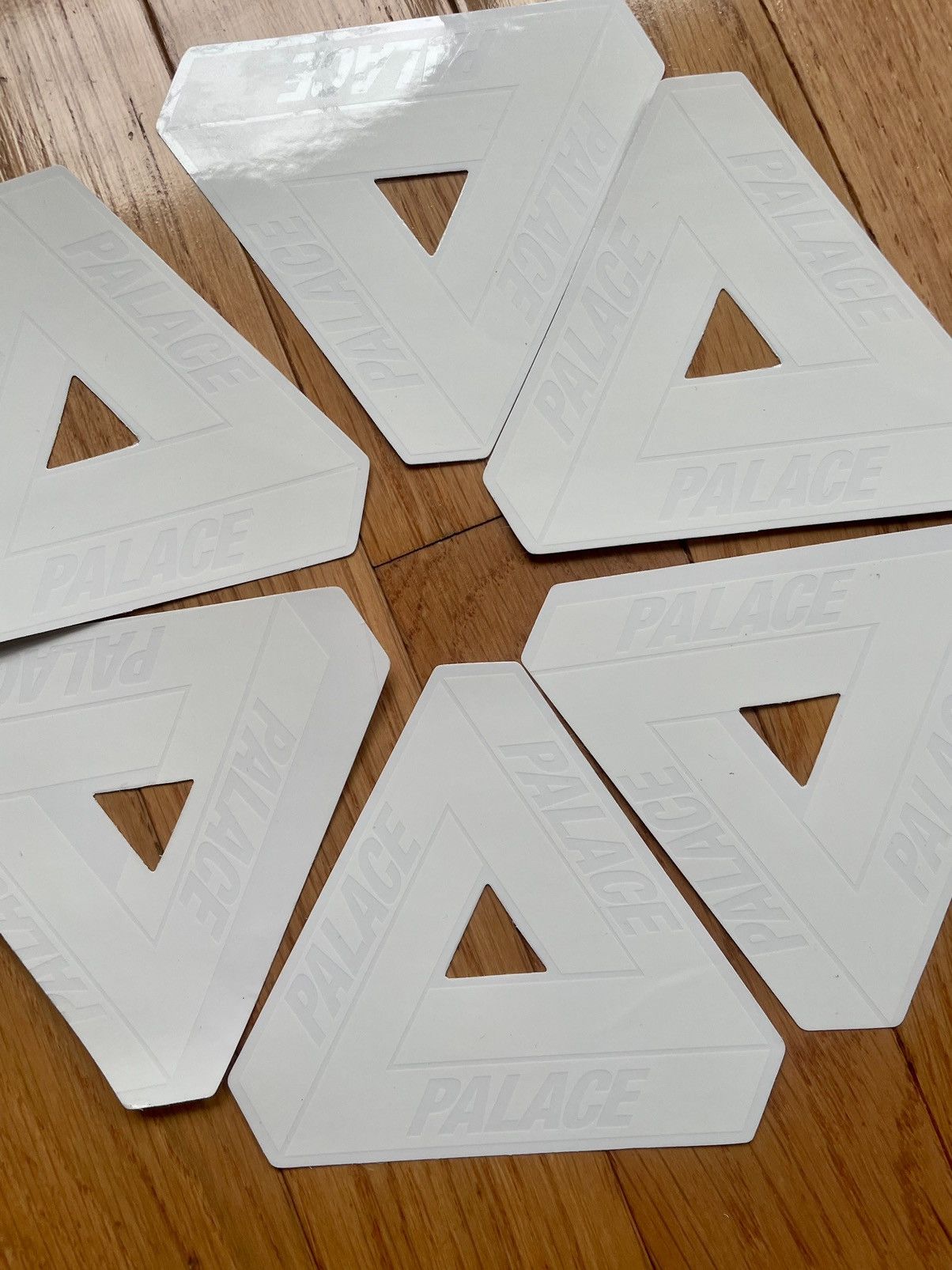 Supreme SIX WHITE / CLEAR PALACE TEIFERG STICKERS (A Satanic 6-Set) Size ONE SIZE - 2 Thumbnail