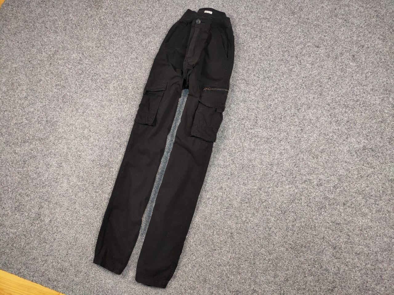 Japanese Brand Vintage 90's Cargo Pants Travis Scott Japan Black Hype Size US 36 / EU 52 - 3 Thumbnail