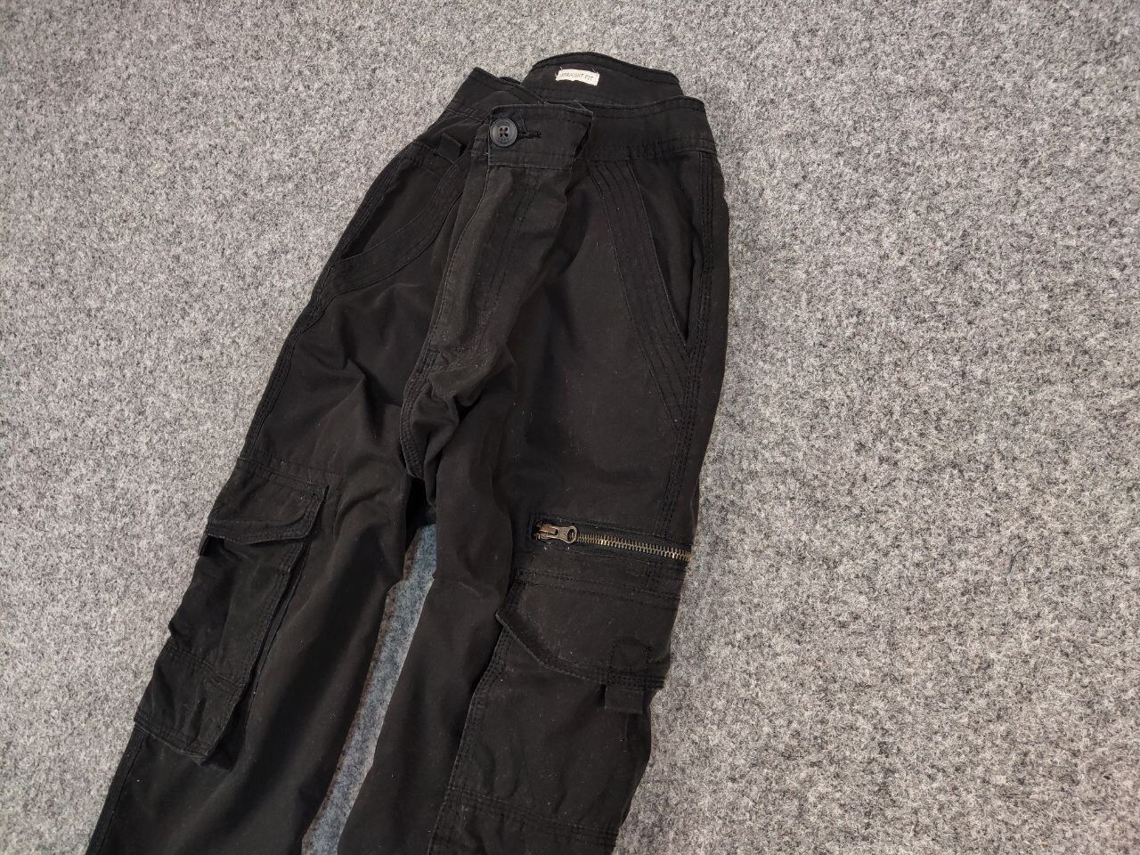 Japanese Brand Vintage 90's Cargo Pants Travis Scott Japan Black Hype Size US 36 / EU 52 - 4 Thumbnail