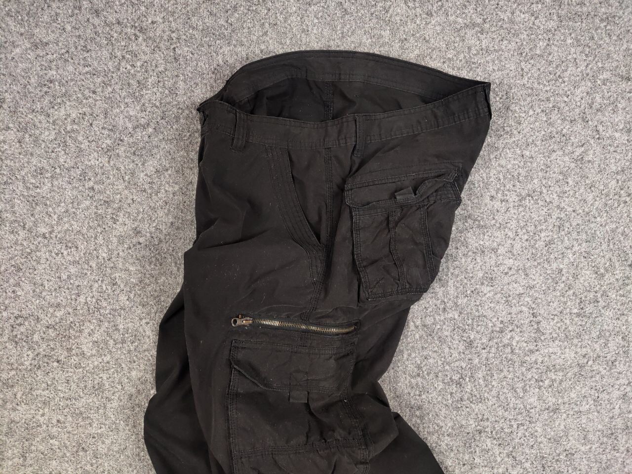 Japanese Brand Vintage 90's Cargo Pants Travis Scott Japan Black Hype Size US 36 / EU 52 - 17 Thumbnail